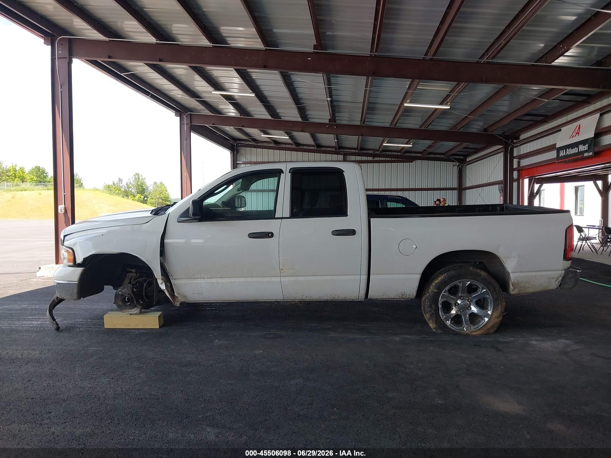 2005 Dodge Ram 1500 Slt/laramie Белый vin: 1D7HA18D45S311669