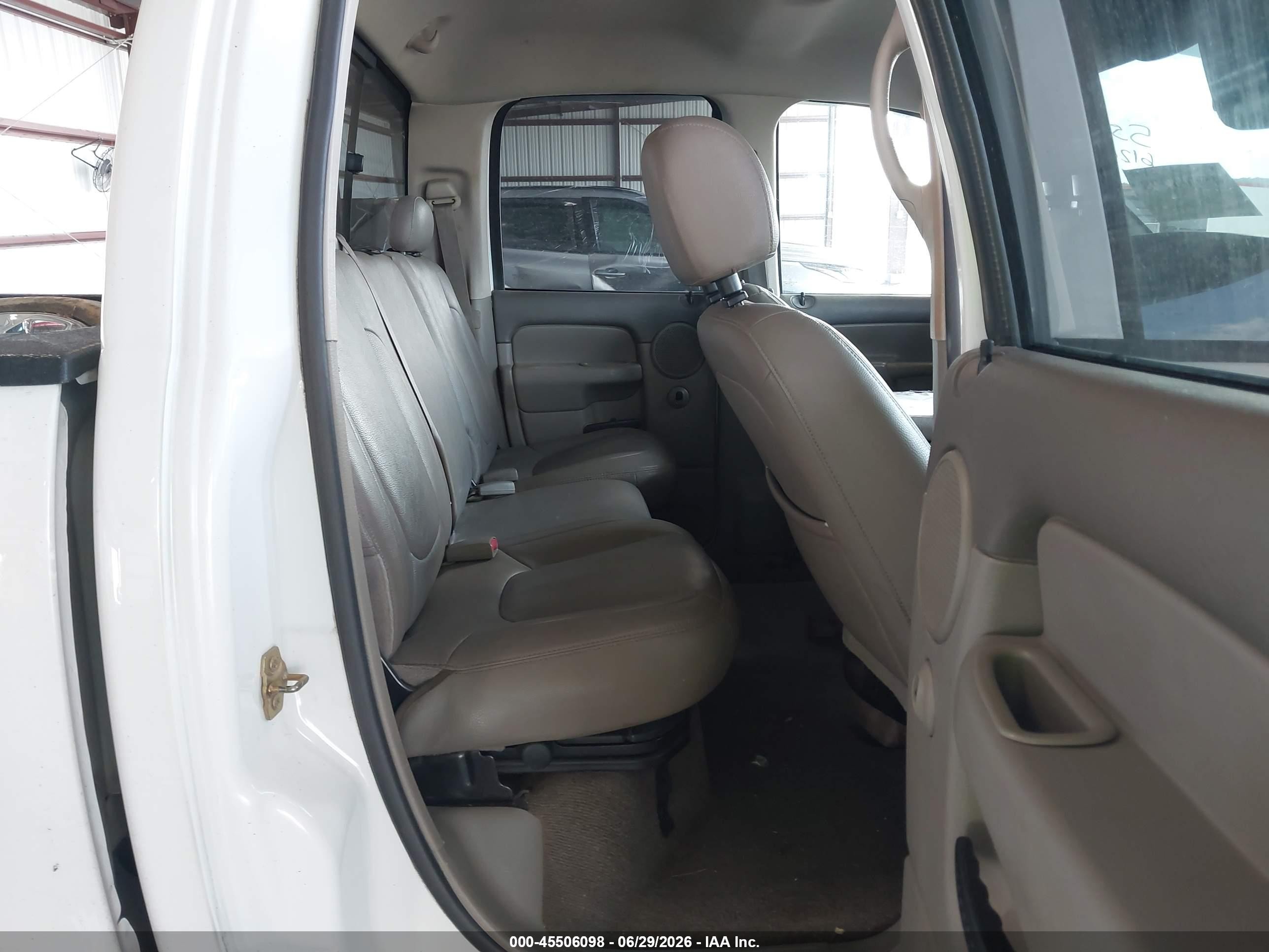 2005 Dodge Ram 1500 Slt/laramie Белый vin: 1D7HA18D45S311669