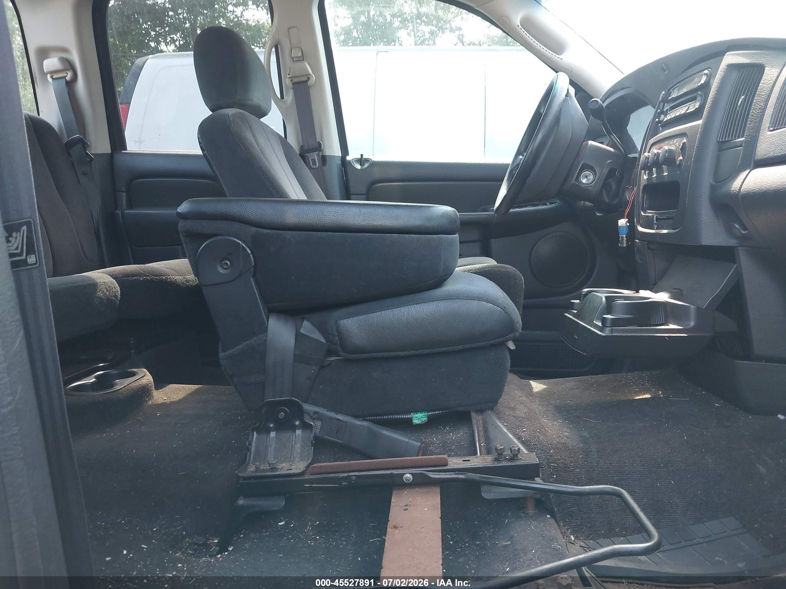 2003 Dodge Ram 1500 Slt/laramie/st Black vin: 1D7HA18D53J677854