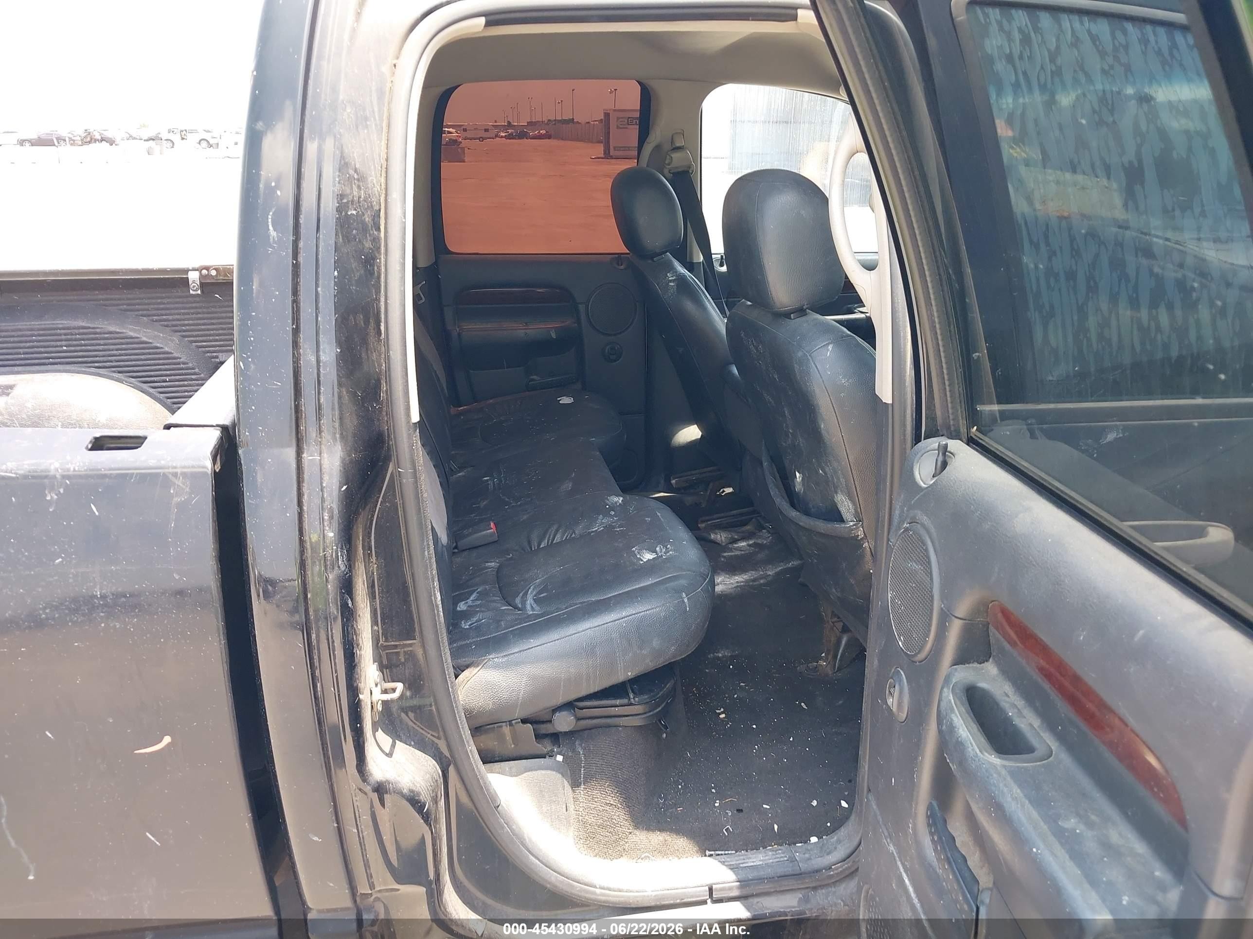 2003 Dodge Ram 1500 Slt/laramie/st Black vin: 1D7HA18D53S338943