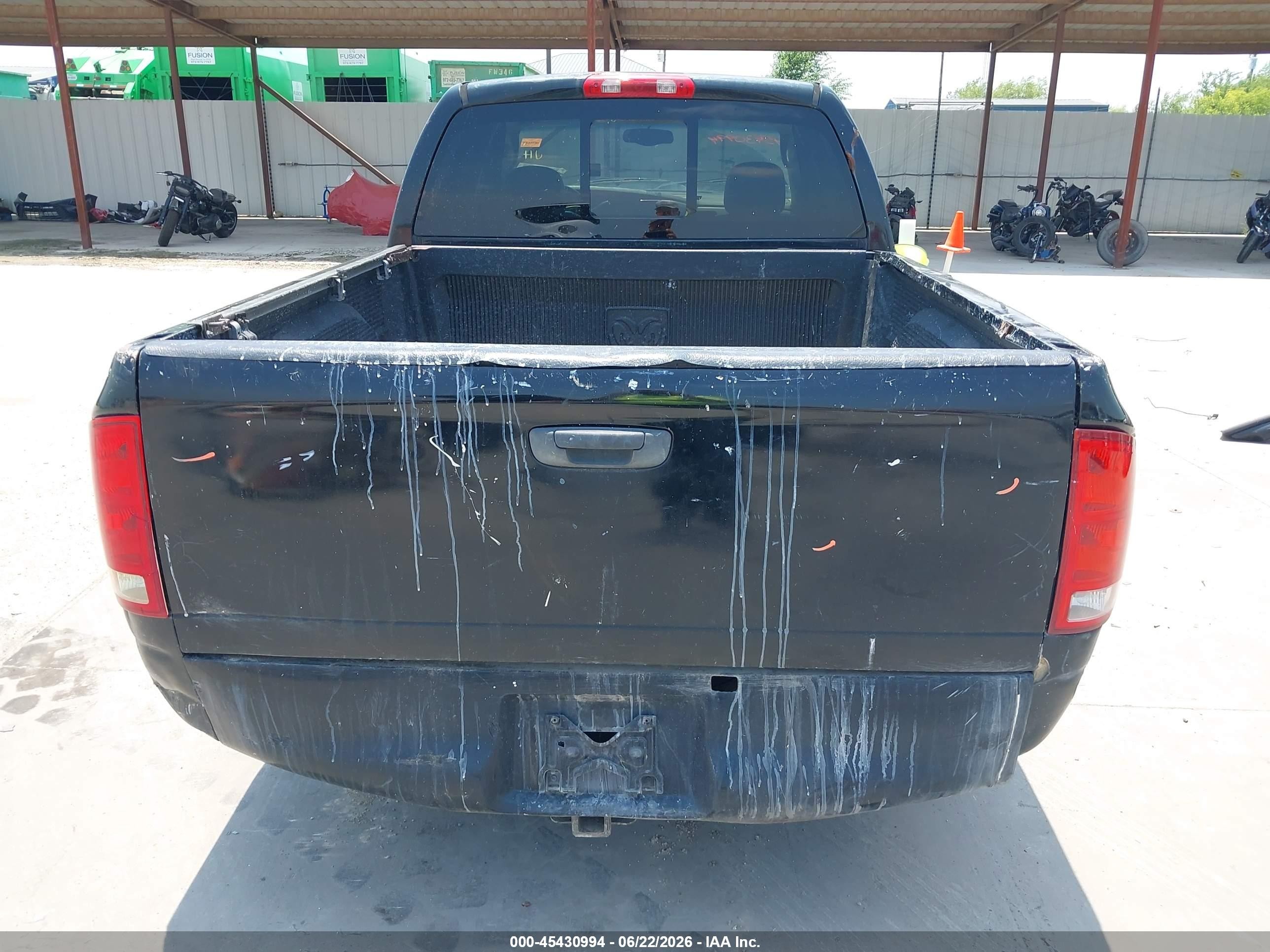 2003 Dodge Ram 1500 Slt/laramie/st Black vin: 1D7HA18D53S338943