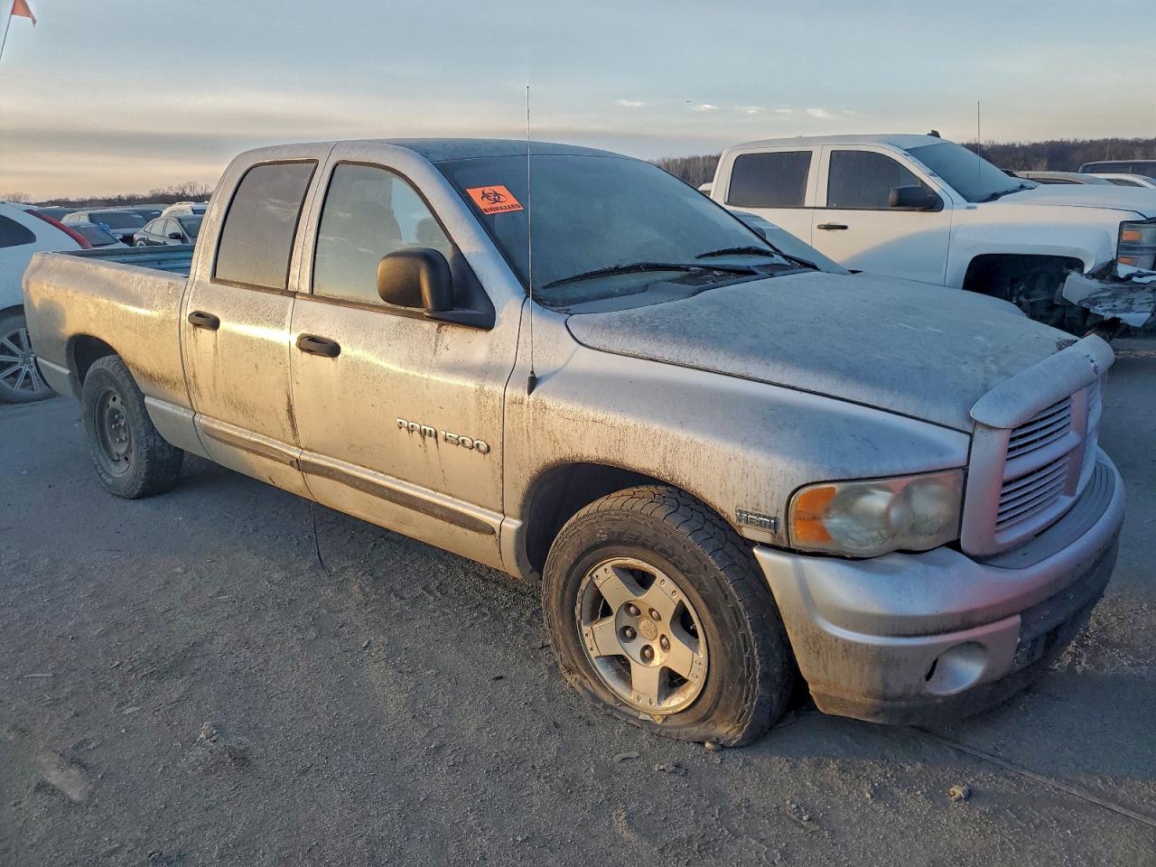 2004 Dodge Ram 1500 Silver vin: 1D7HA18D54S571951