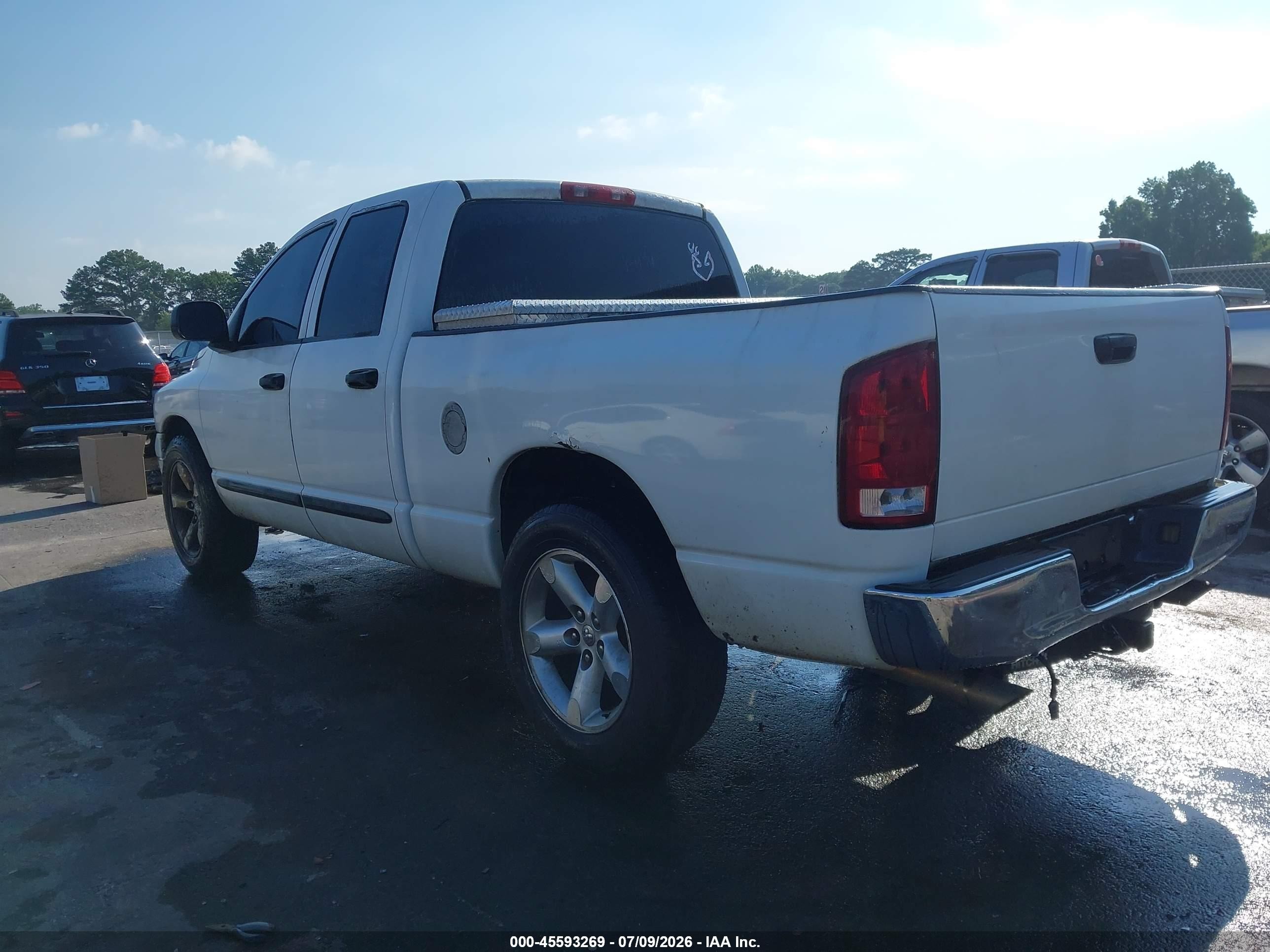 2004 Dodge Ram 1500 Slt/laramie White vin: 1D7HA18D64S546170