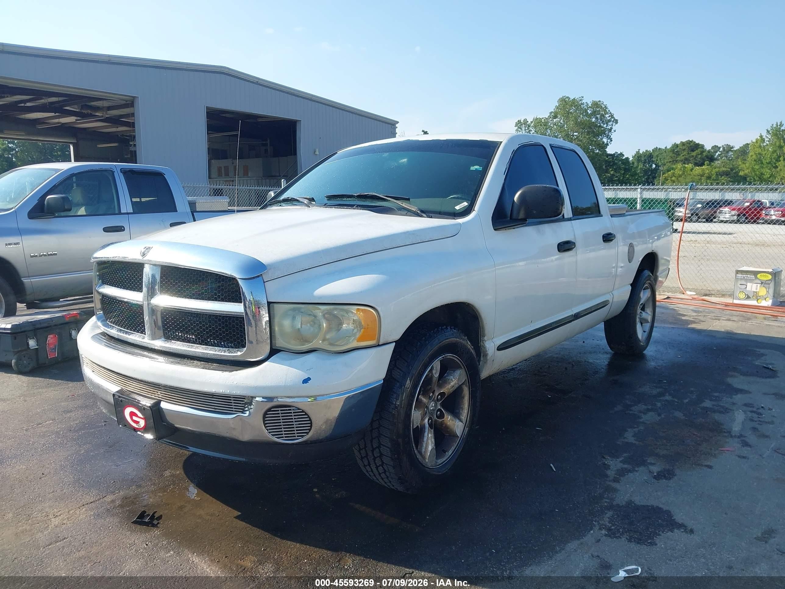 2004 Dodge Ram 1500 Slt/laramie White vin: 1D7HA18D64S546170