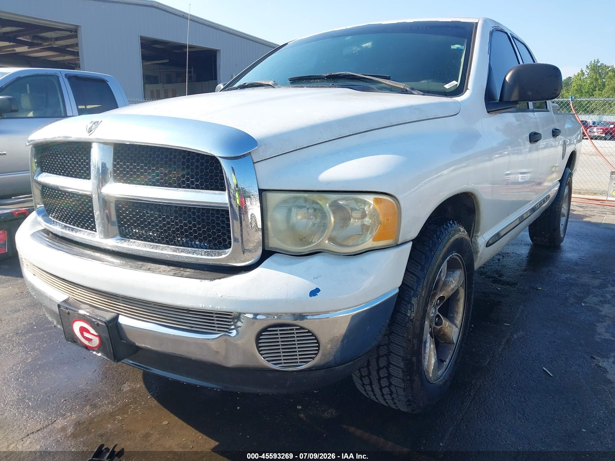 2004 Dodge Ram 1500 Slt/laramie White vin: 1D7HA18D64S546170