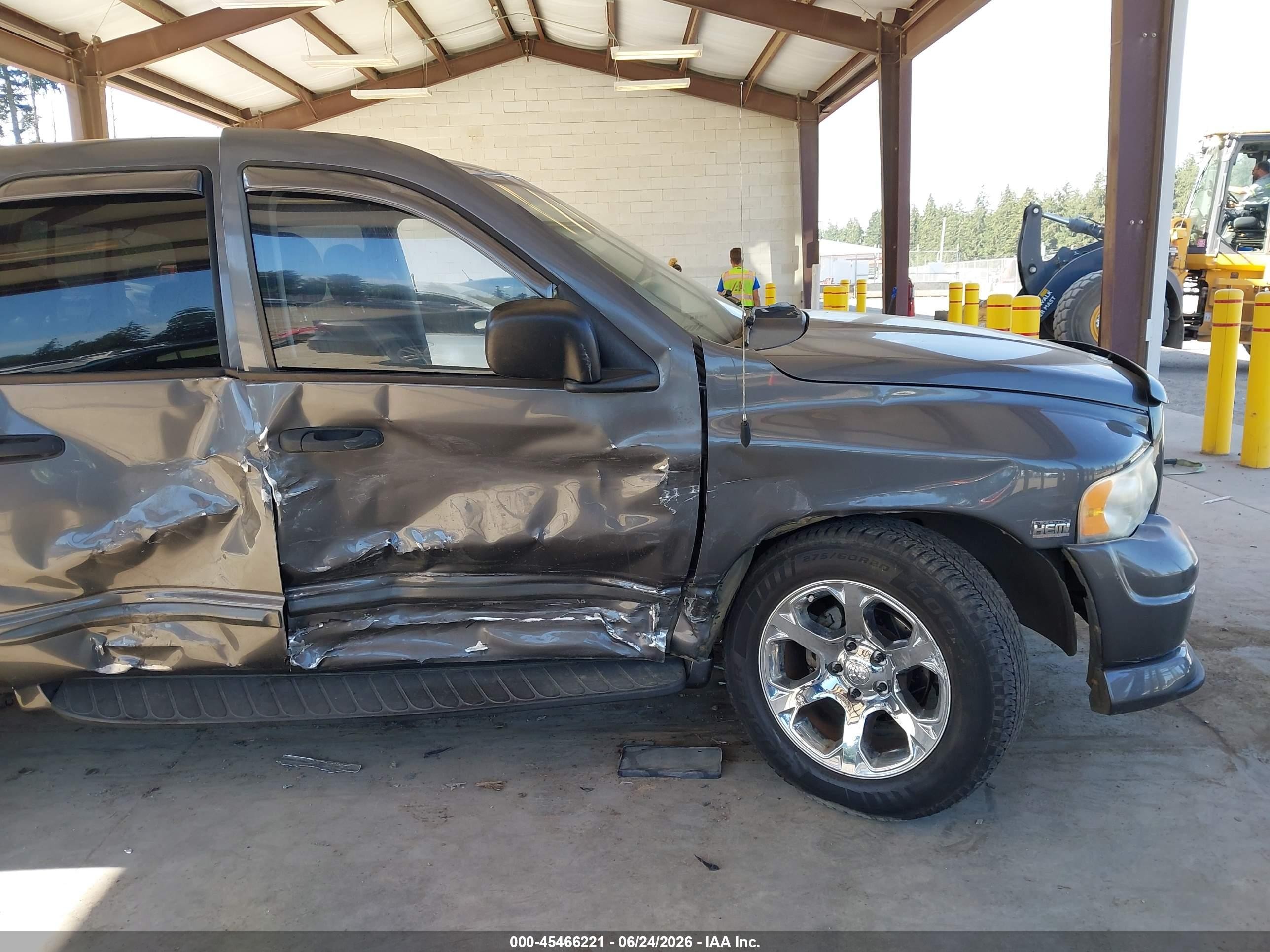 2004 Dodge Ram 1500 Slt/laramie Gray vin: 1D7HA18D64S710582