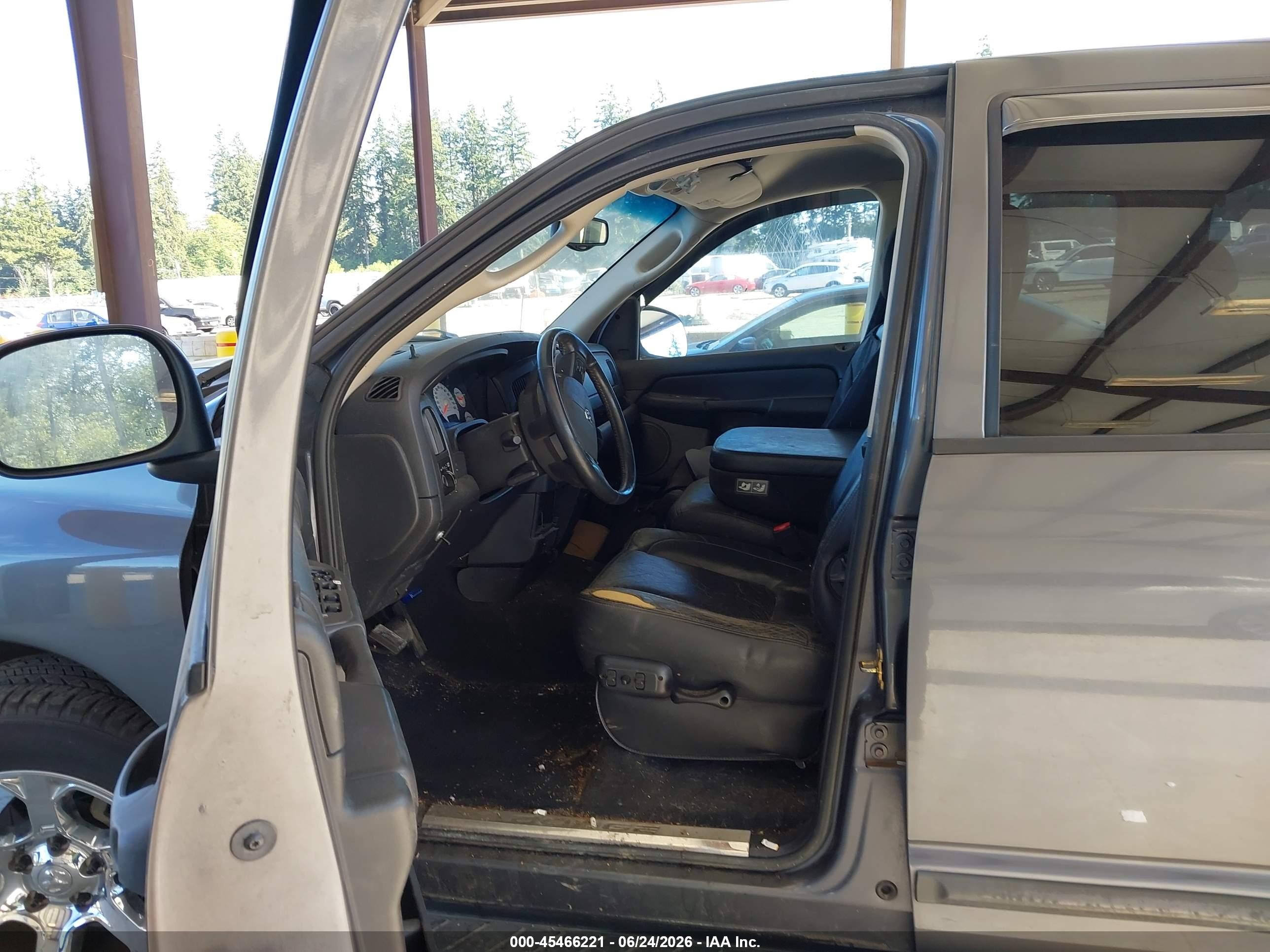 2004 Dodge Ram 1500 Slt/laramie Gray vin: 1D7HA18D64S710582
