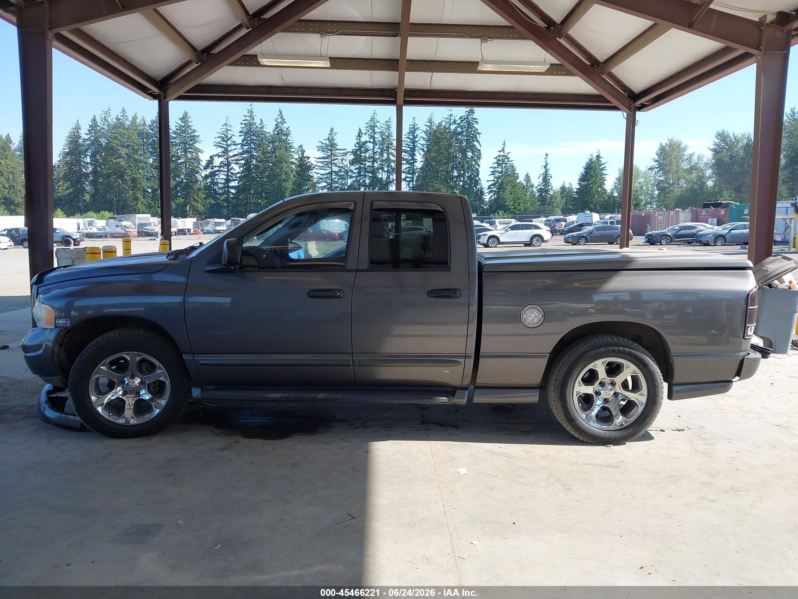 2004 Dodge Ram 1500 Slt/laramie Gray vin: 1D7HA18D64S710582