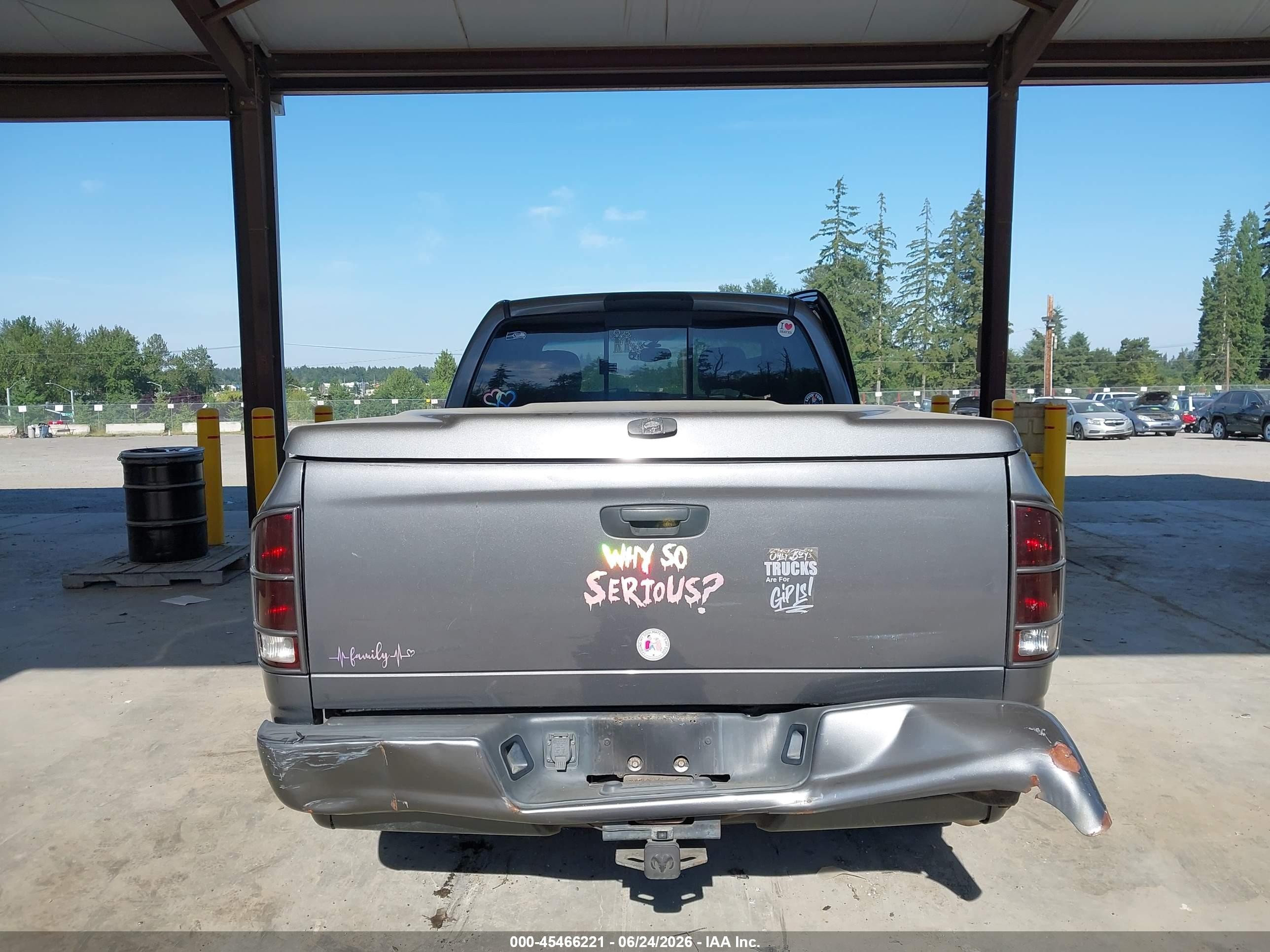 2004 Dodge Ram 1500 Slt/laramie Gray vin: 1D7HA18D64S710582