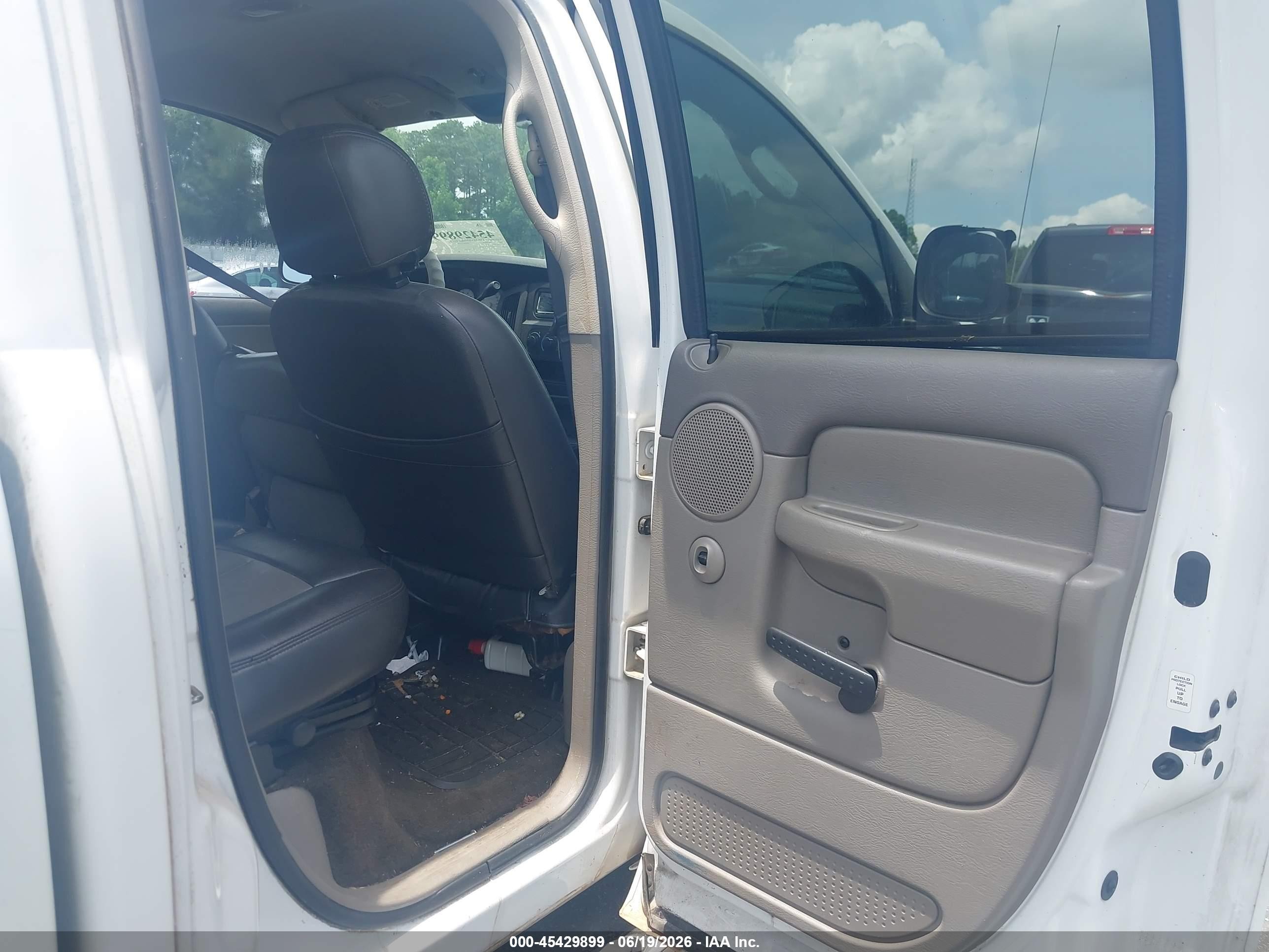 2005 Dodge Ram 1500 Slt/laramie White vin: 1D7HA18D65S239311