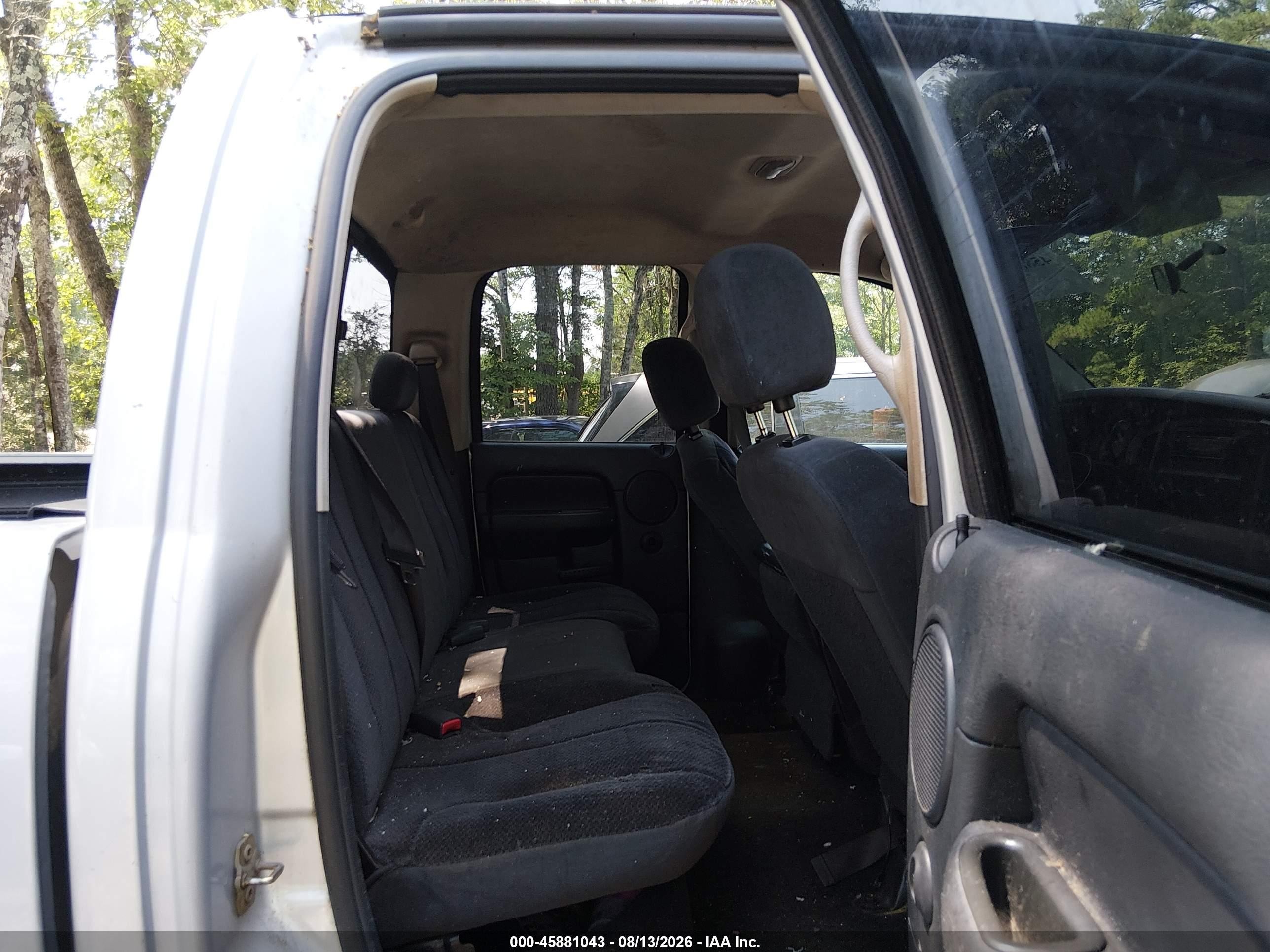 2005 Dodge Ram 1500 Slt/laramie Gray vin: 1D7HA18D65S263155