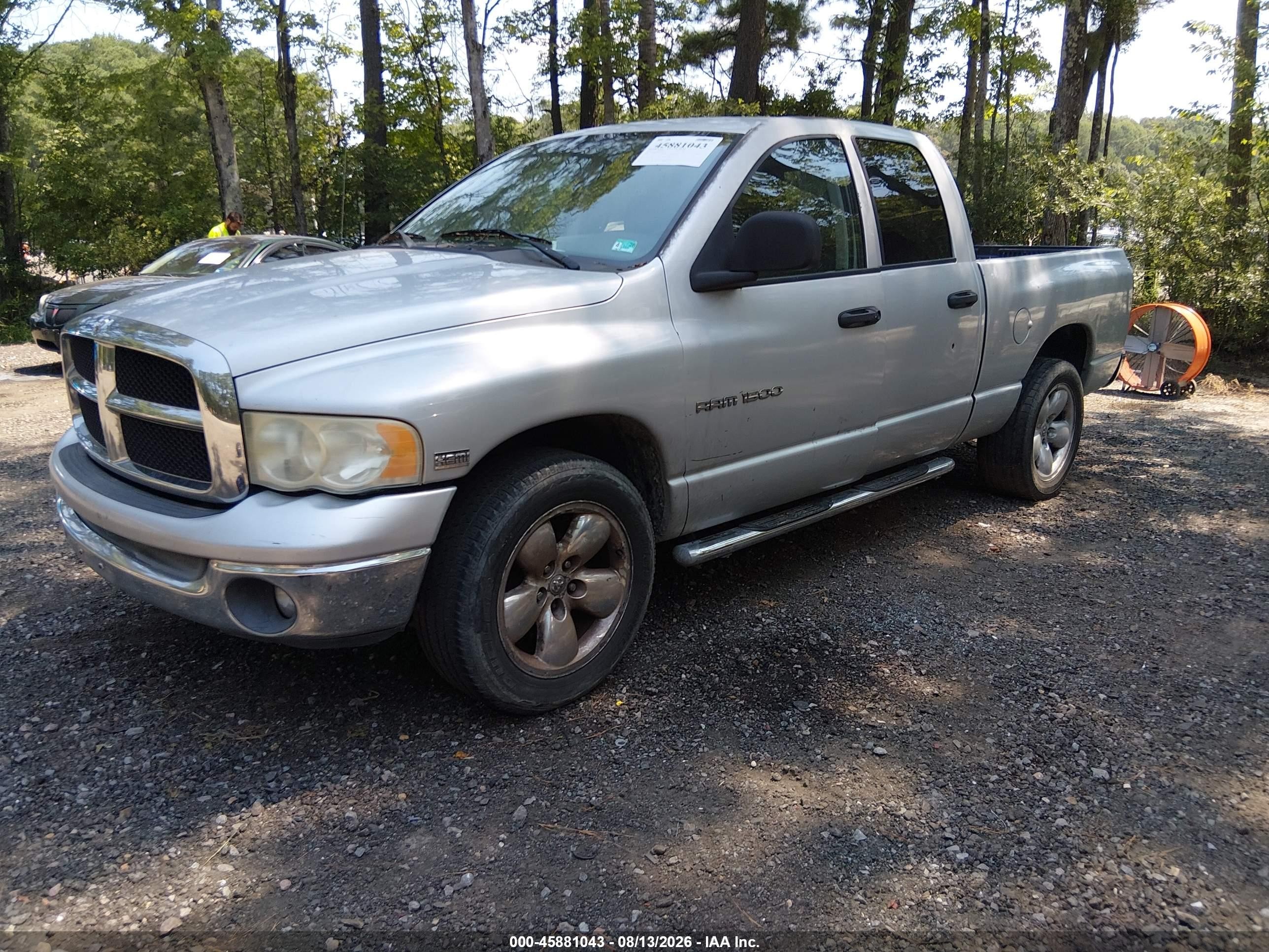 2005 Dodge Ram 1500 Slt/laramie Gray vin: 1D7HA18D65S263155