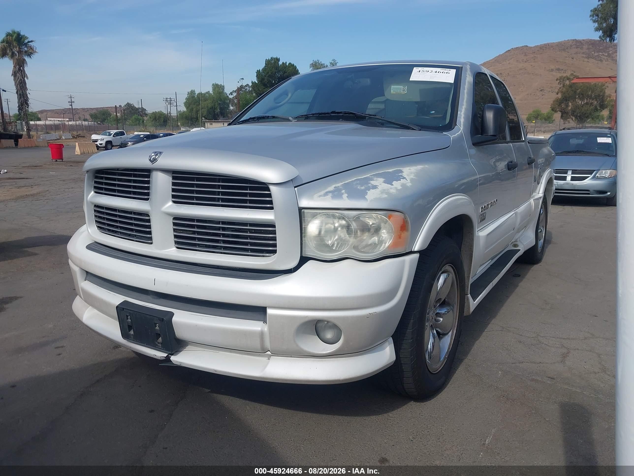 2005 Dodge Ram 1500 Slt/laramie Silver vin: 1D7HA18D65S323113