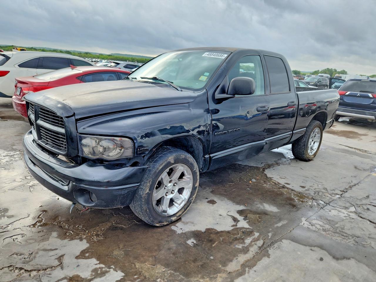 2005 Dodge Ram 1500 St Черный vin: 1D7HA18D65S364518