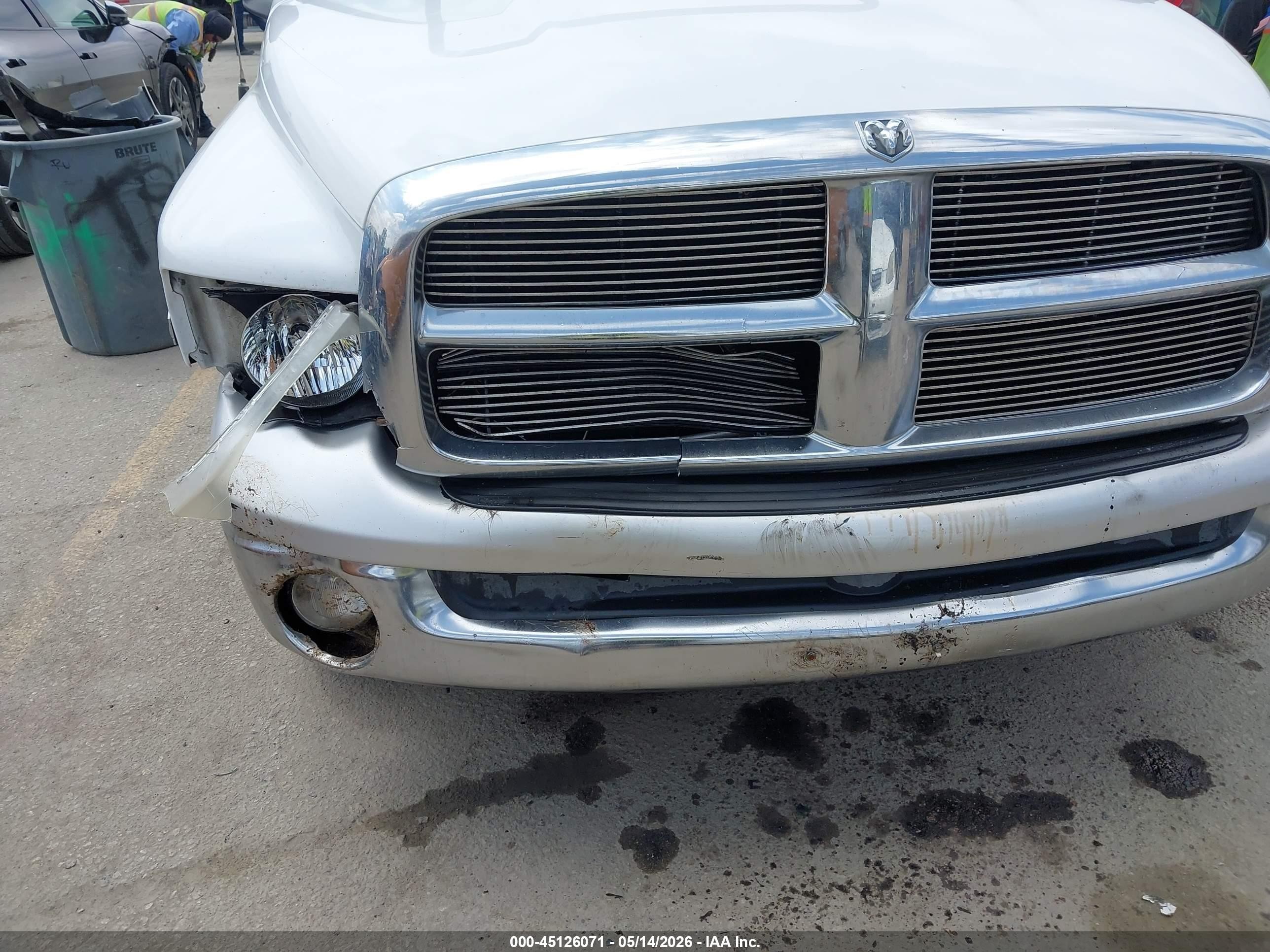 2003 Dodge Ram 1500 Slt/laramie/st White vin: 1D7HA18D73J645956