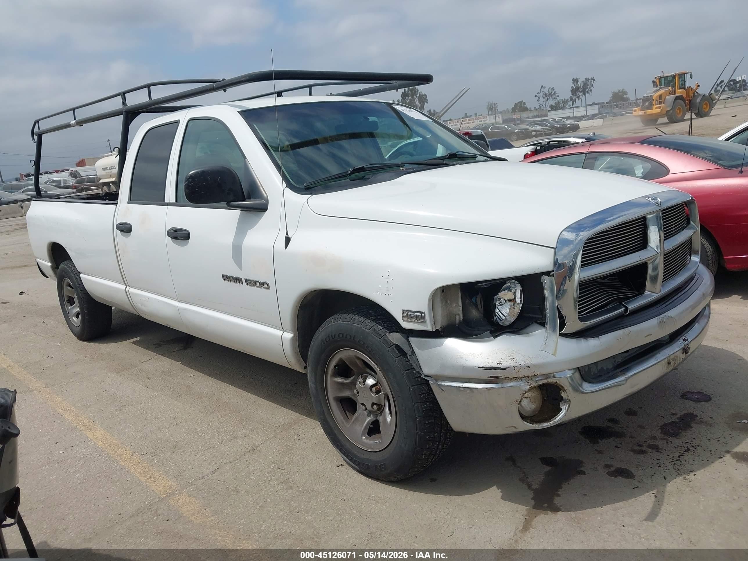 2003 Dodge Ram 1500 Slt/laramie/st White vin: 1D7HA18D73J645956