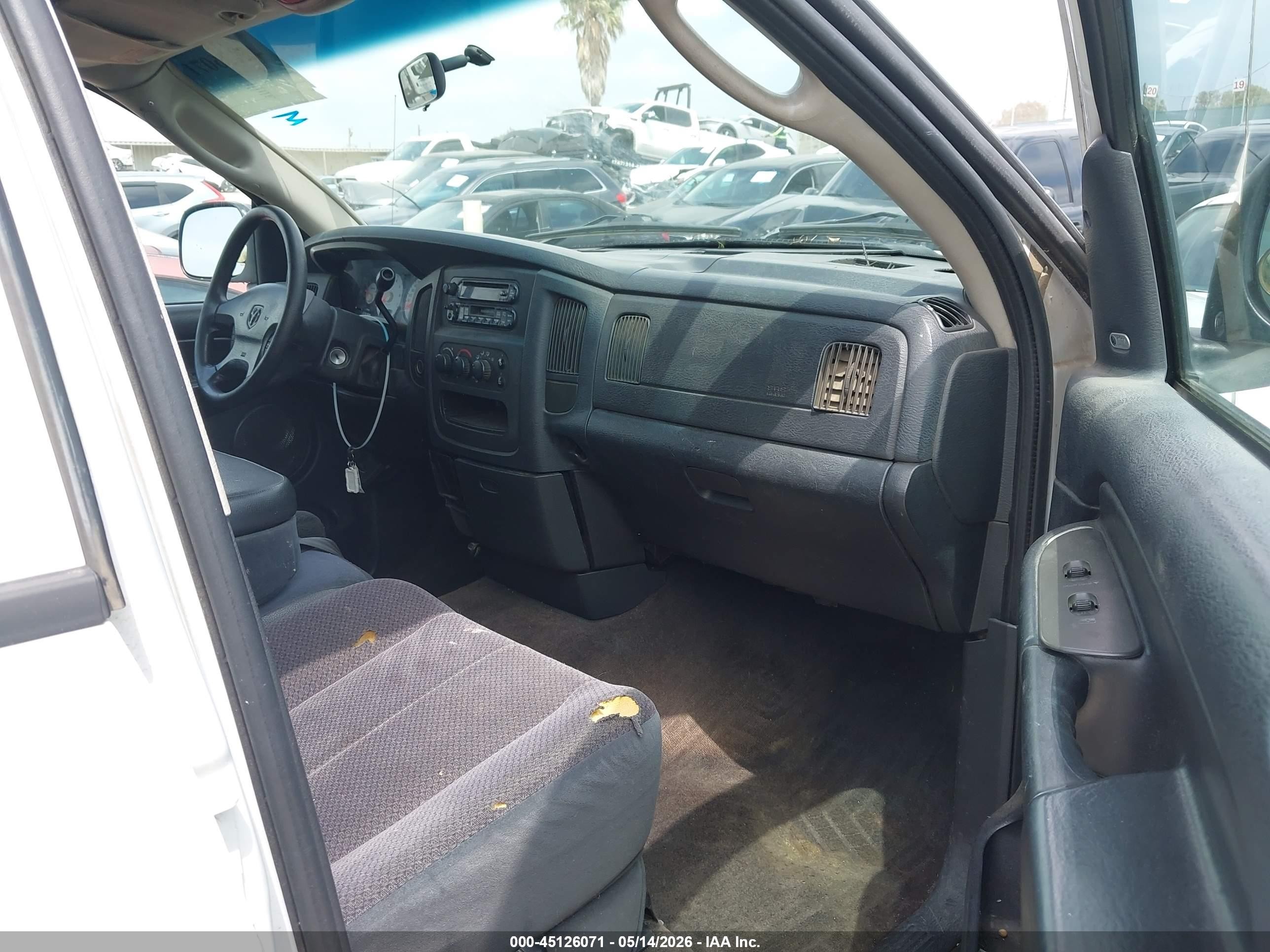 2003 Dodge Ram 1500 Slt/laramie/st White vin: 1D7HA18D73J645956