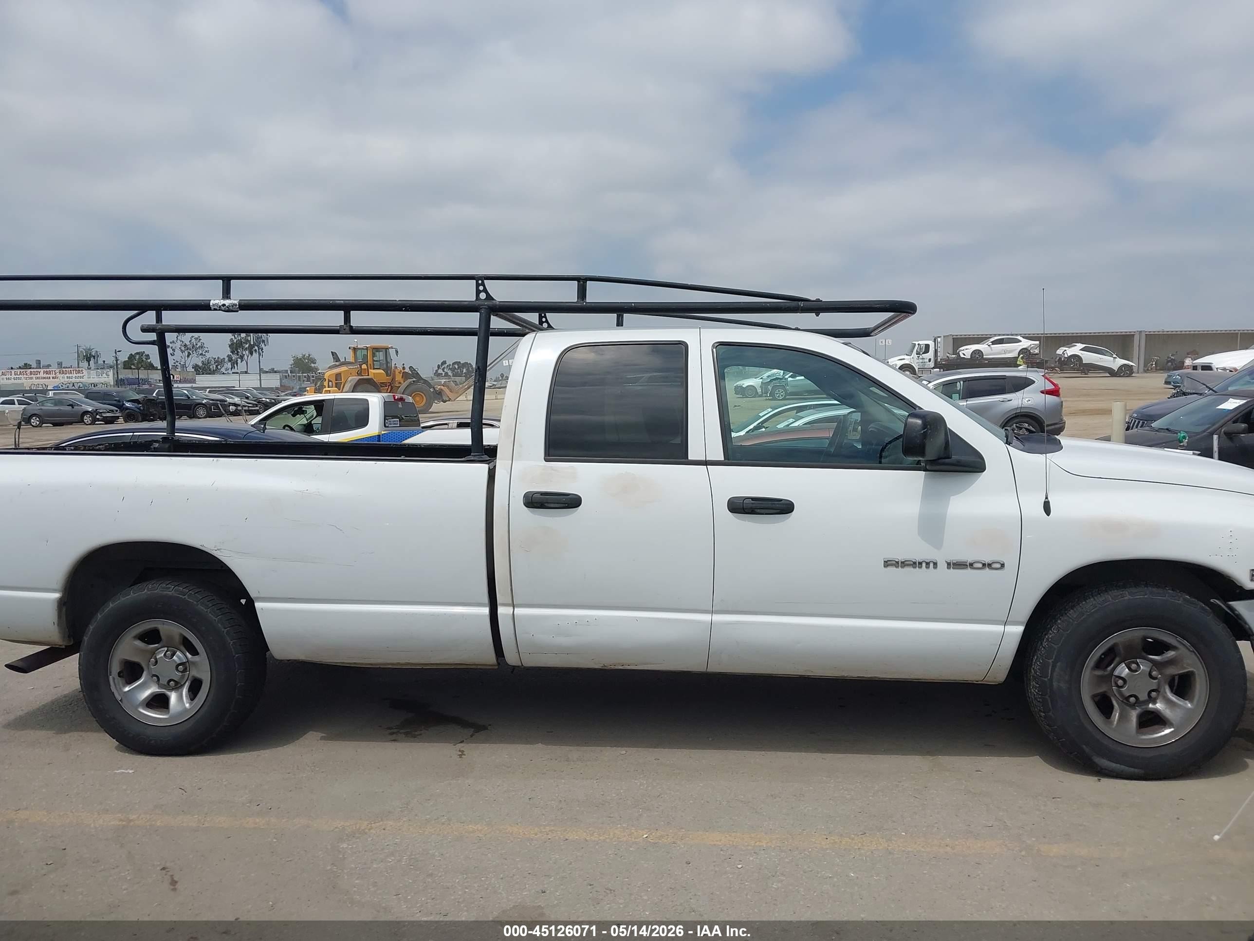 2003 Dodge Ram 1500 Slt/laramie/st White vin: 1D7HA18D73J645956