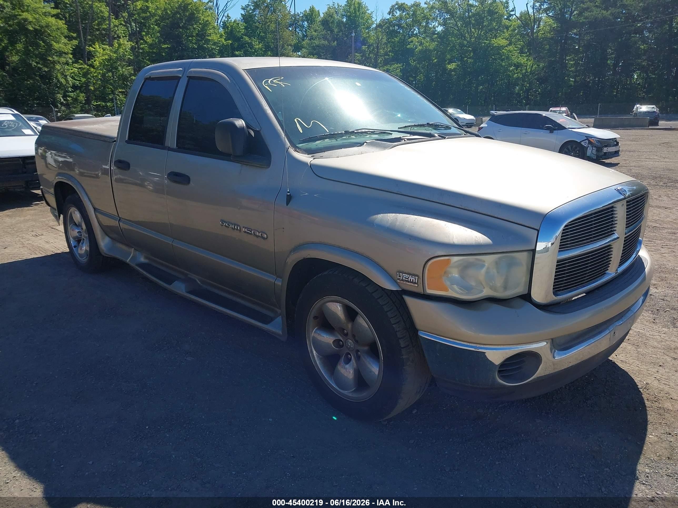 2004 Dodge Ram 1500 Slt/laramie Beige vin: 1D7HA18D74J142171