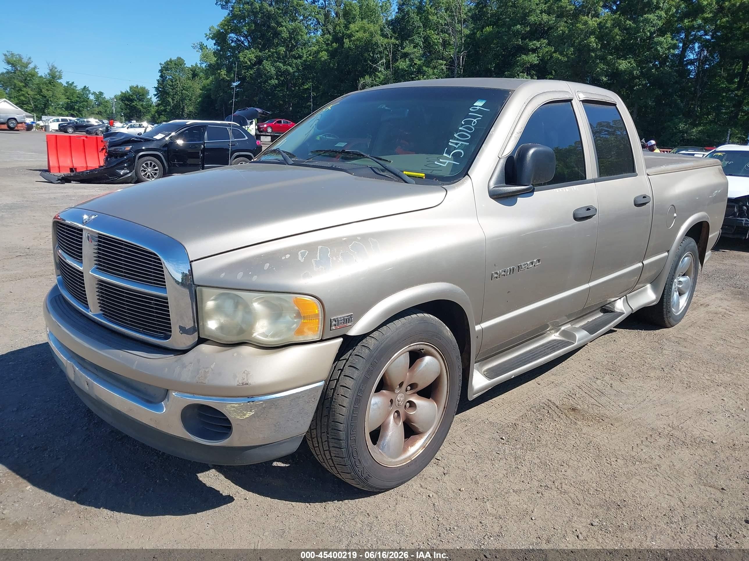 2004 Dodge Ram 1500 Slt/laramie Beige vin: 1D7HA18D74J142171