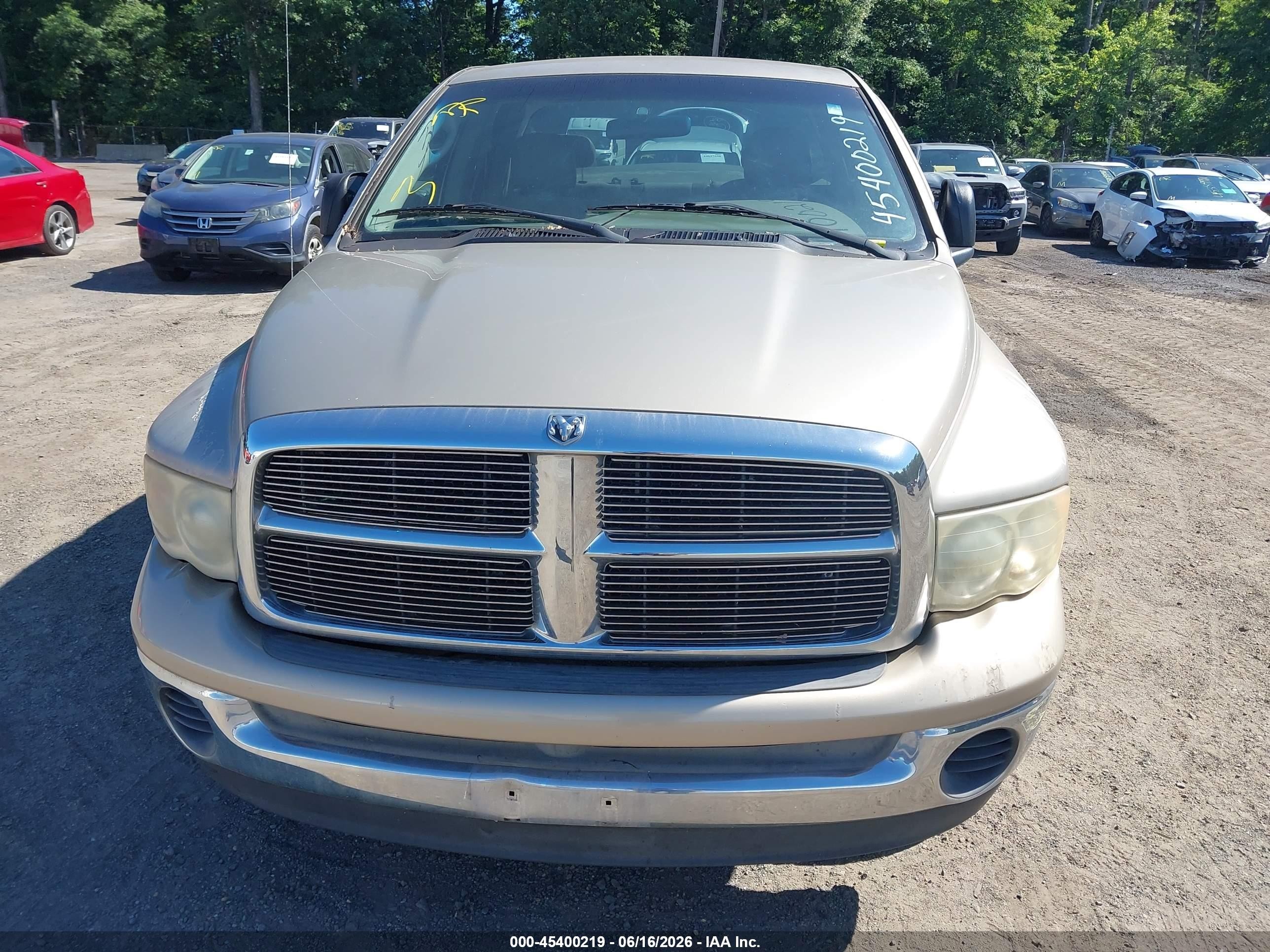 2004 Dodge Ram 1500 Slt/laramie Beige vin: 1D7HA18D74J142171