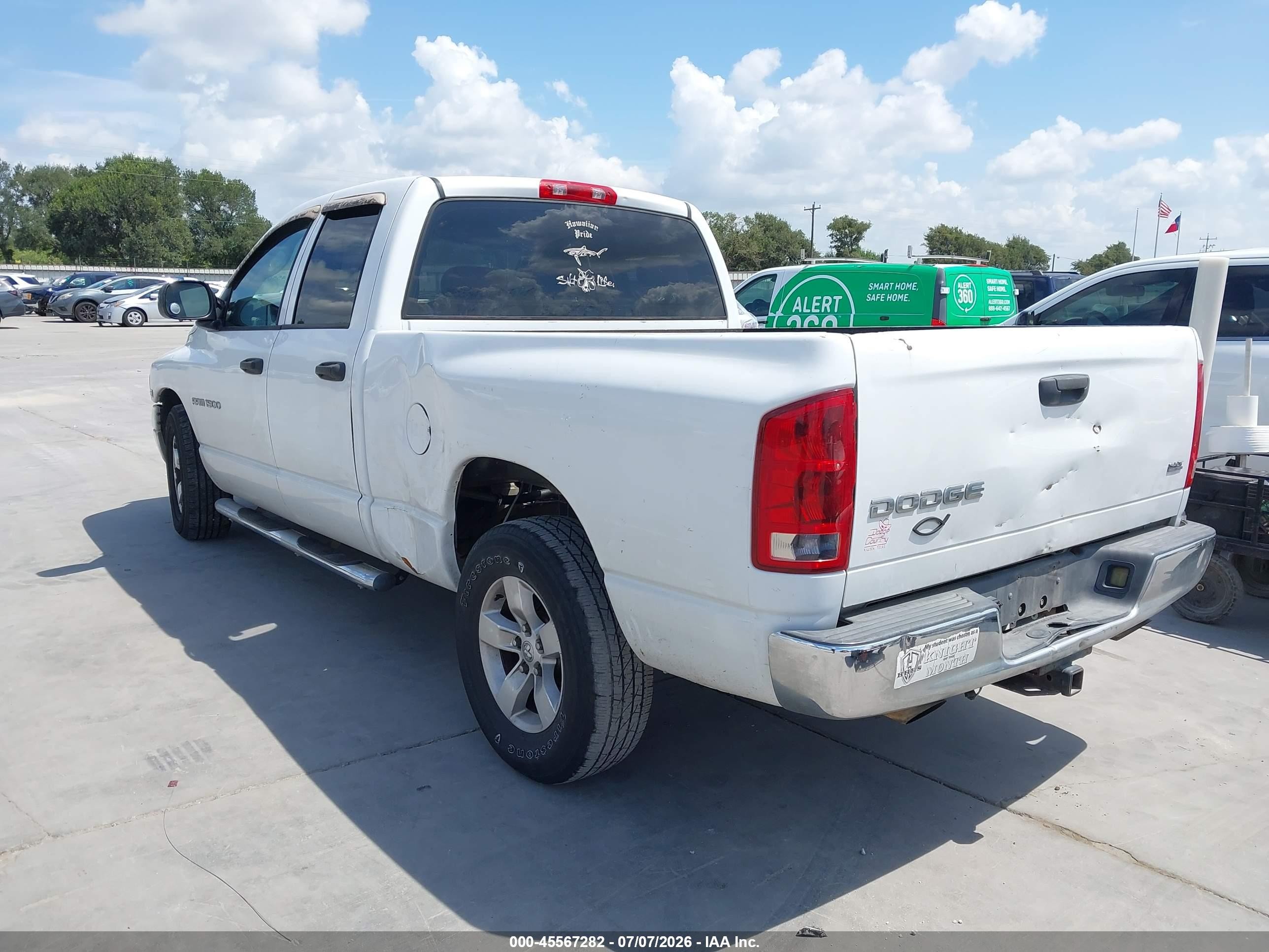2004 Dodge Ram 1500 Slt/laramie White vin: 1D7HA18D74J207522
