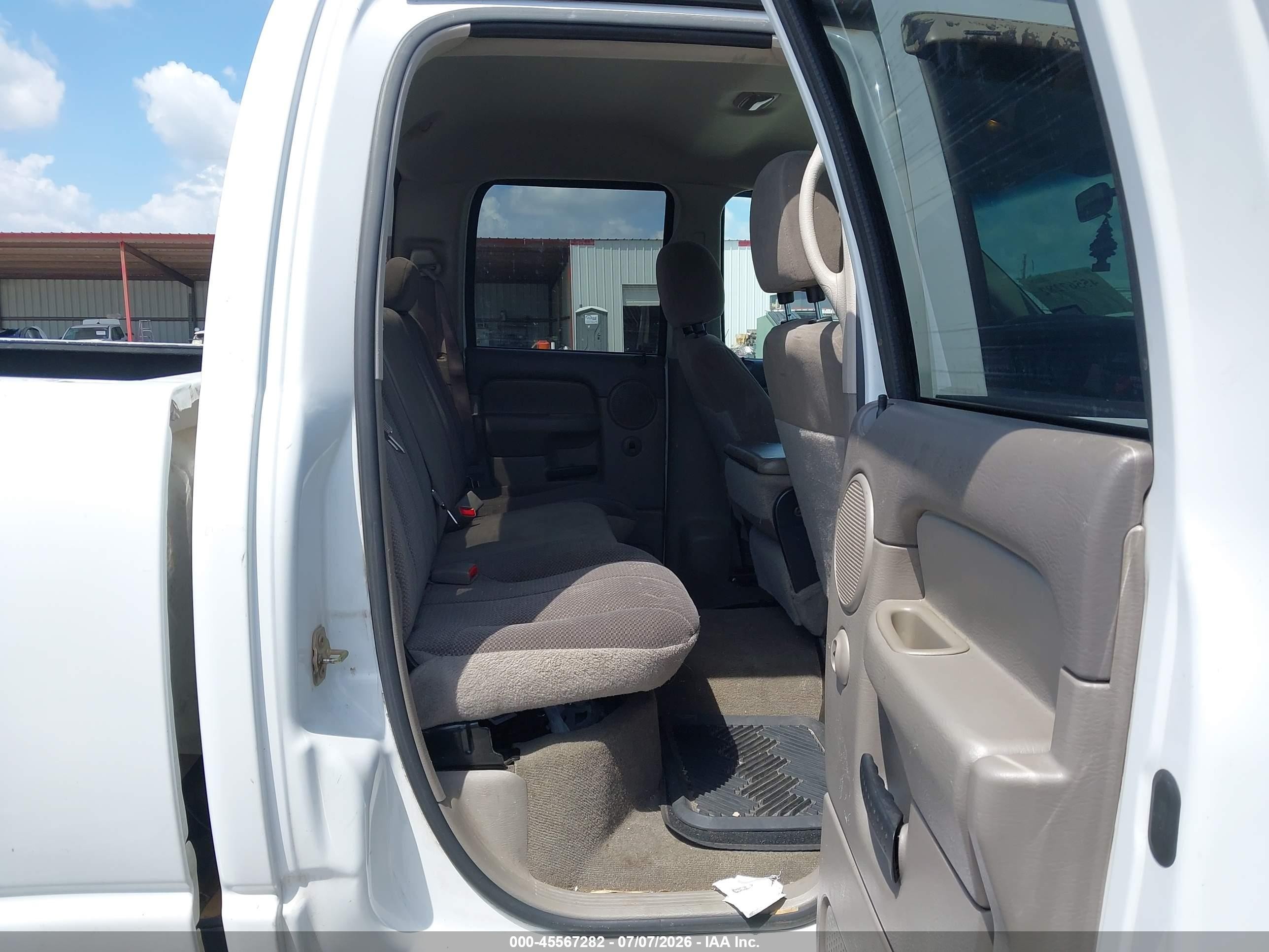 2004 Dodge Ram 1500 Slt/laramie White vin: 1D7HA18D74J207522