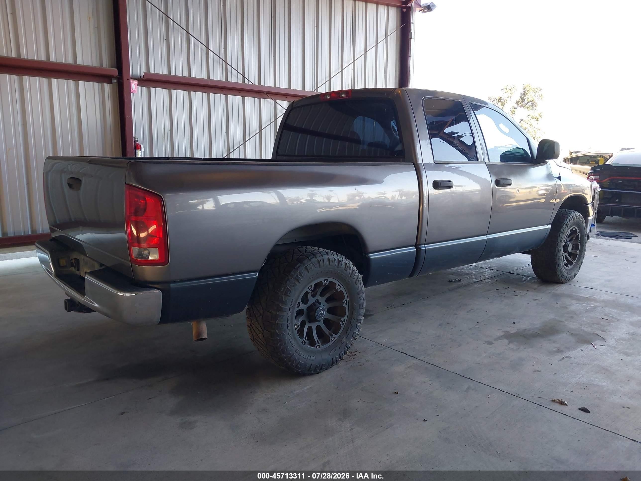 2004 Dodge Ram 1500 Slt/laramie Серый vin: 1D7HA18D74J252802
