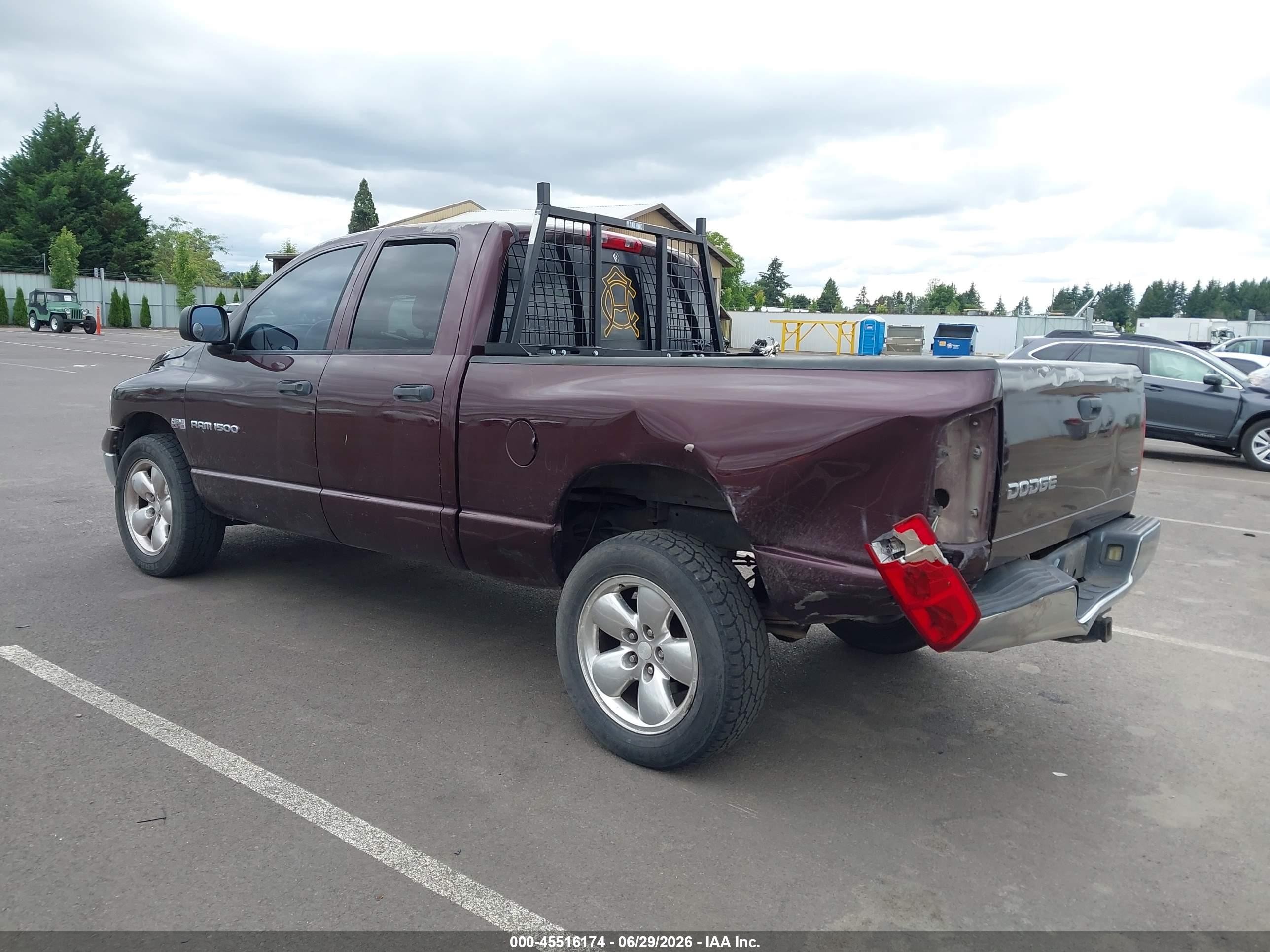 2004 Dodge Ram 1500 Slt/laramie Maroon vin: 1D7HA18D74S611818