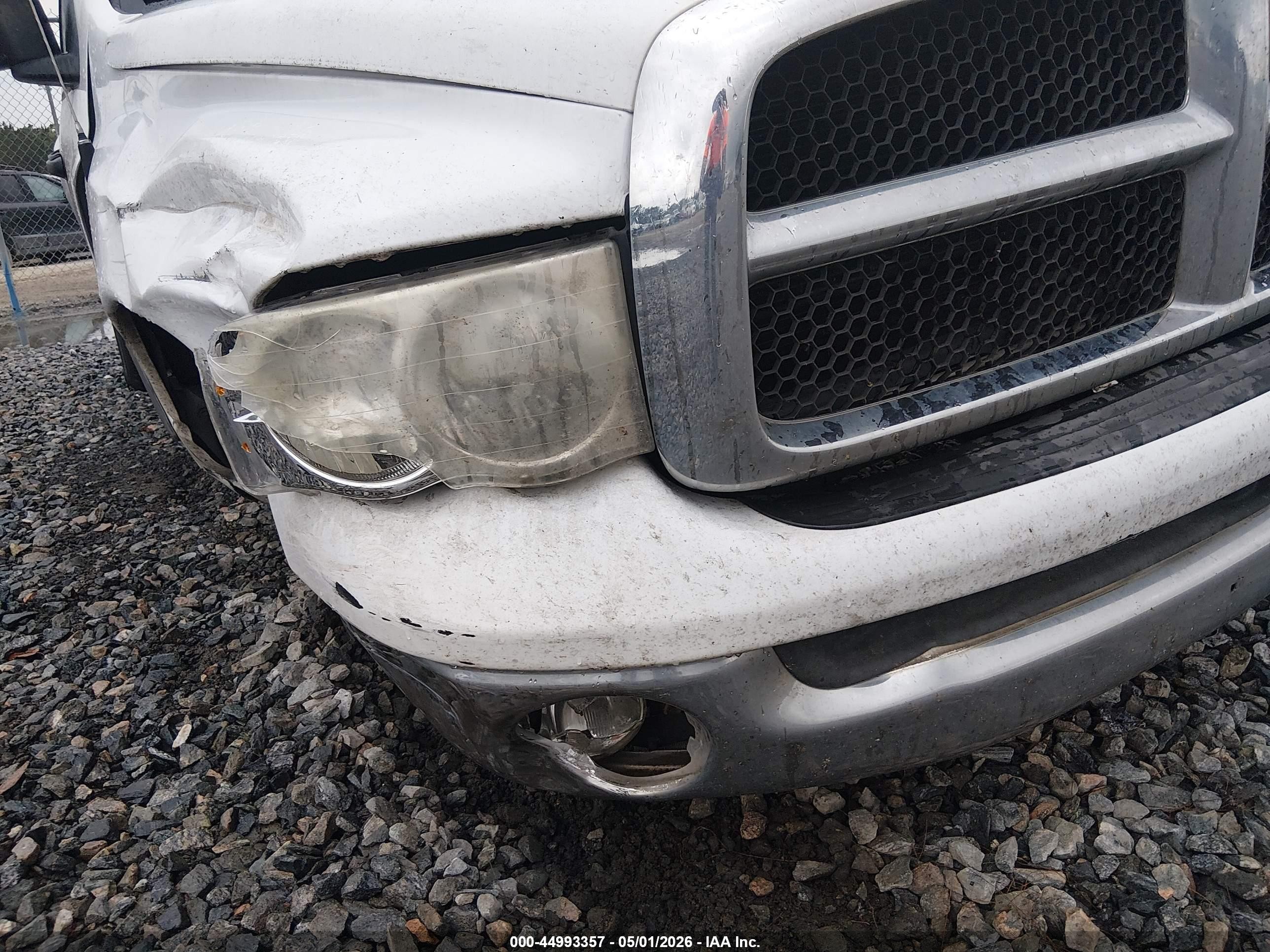 2005 Dodge Ram 1500 Slt/laramie White vin: 1D7HA18D75S221089