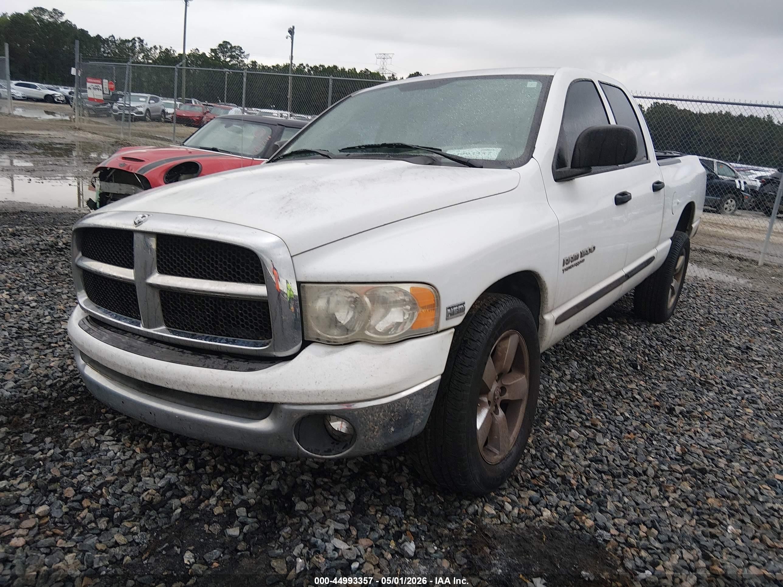 2005 Dodge Ram 1500 Slt/laramie White vin: 1D7HA18D75S221089