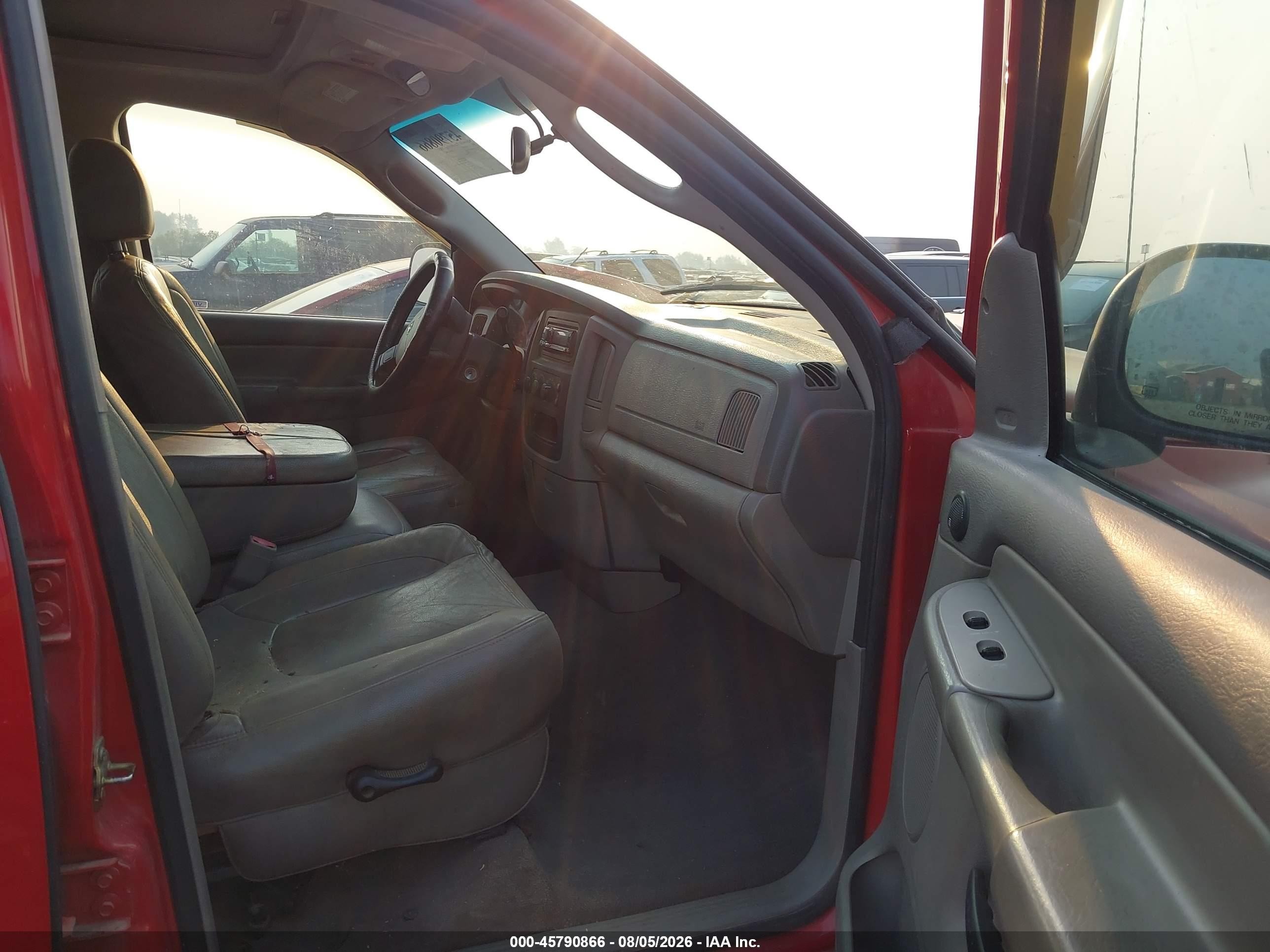2005 Dodge Ram 1500 Slt/laramie Red vin: 1D7HA18D75S354466