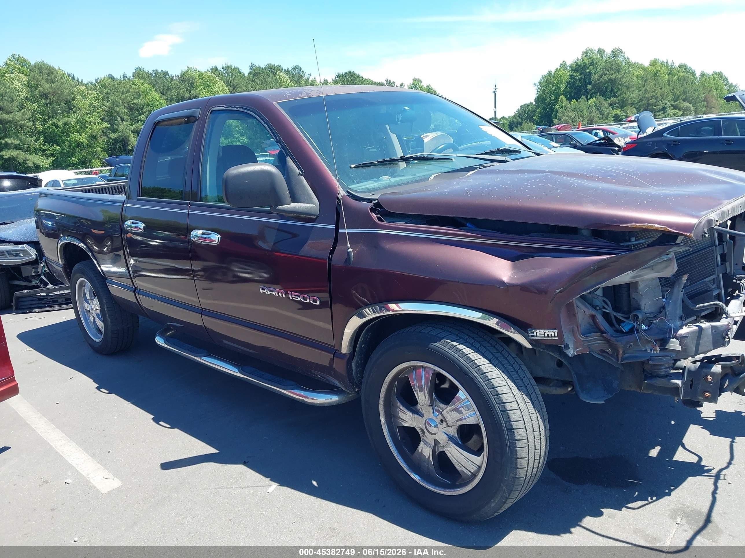2004 Dodge Ram 1500 St Maroon vin: 1D7HA18D84J104612