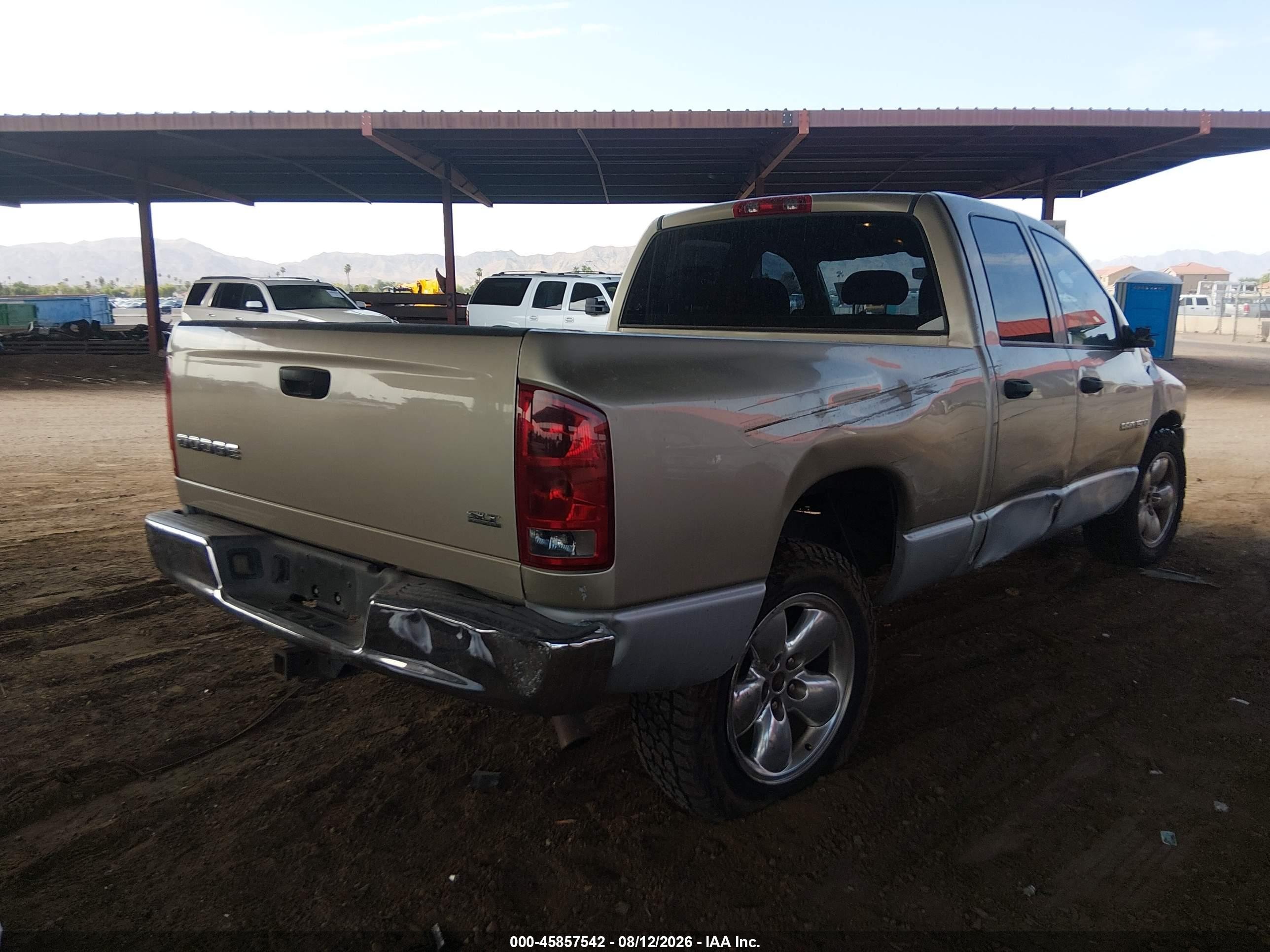 2004 Dodge Ram 1500 Slt/laramie Gold vin: 1D7HA18D84J166866