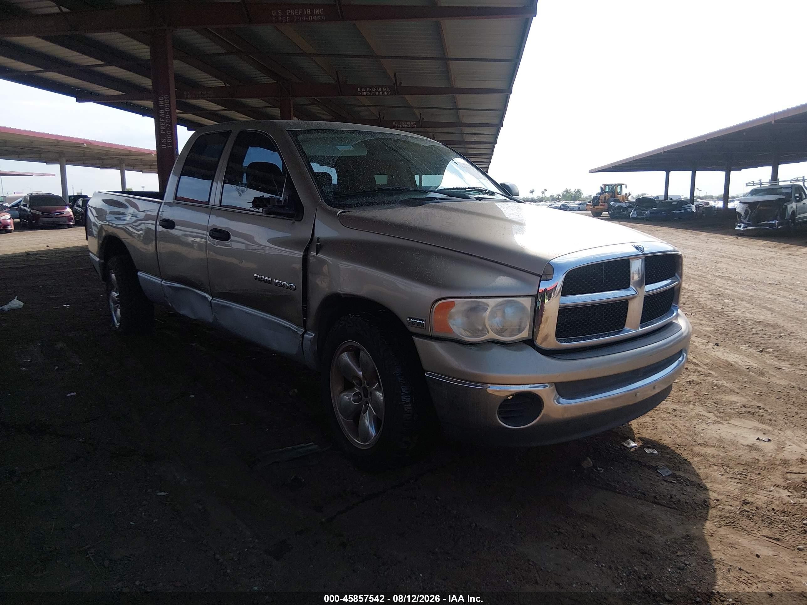 2004 Dodge Ram 1500 Slt/laramie Gold vin: 1D7HA18D84J166866