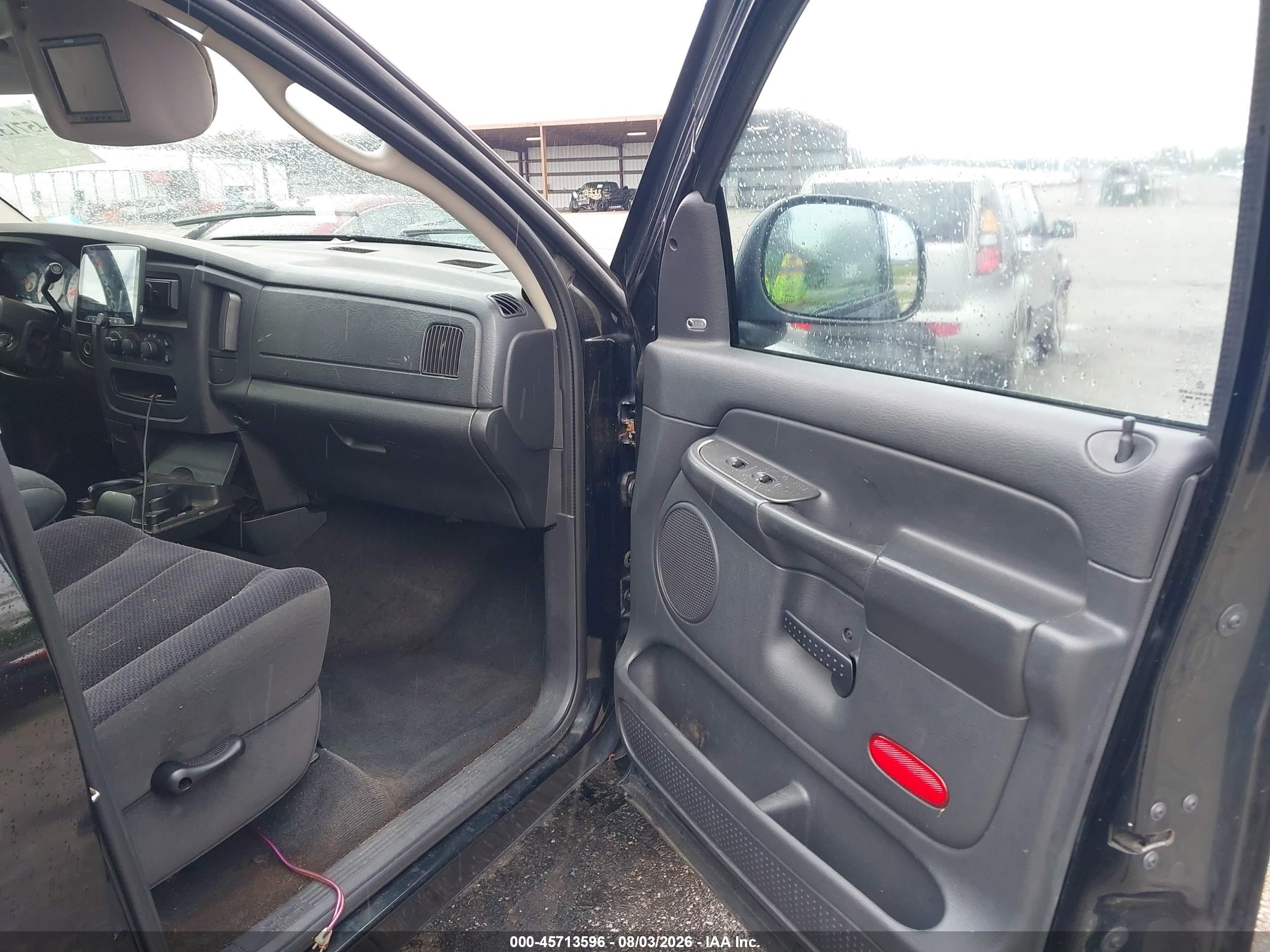 2004 Dodge Ram 1500 Slt/laramie Черный vin: 1D7HA18D84S529368