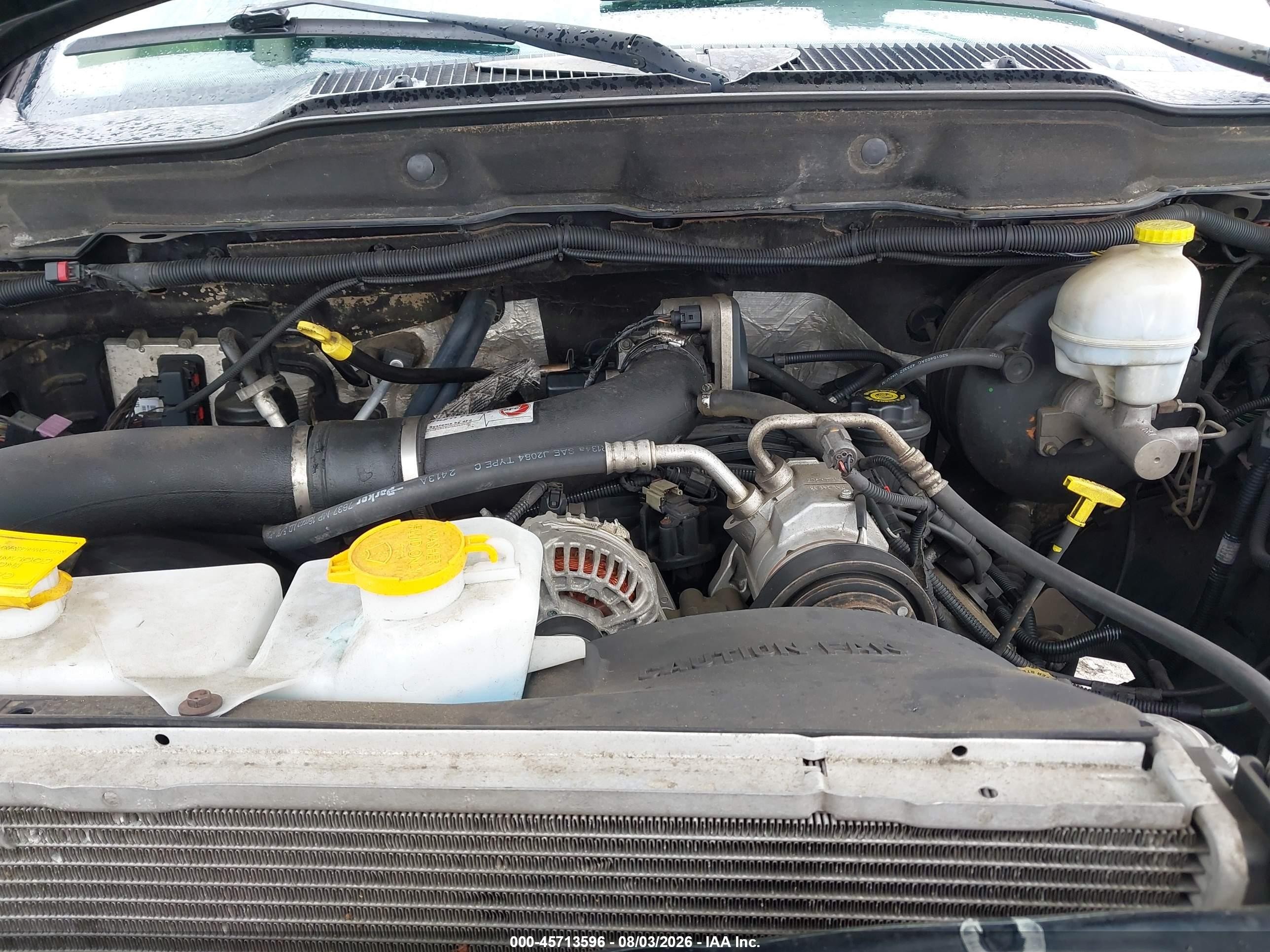 2004 Dodge Ram 1500 Slt/laramie Черный vin: 1D7HA18D84S529368