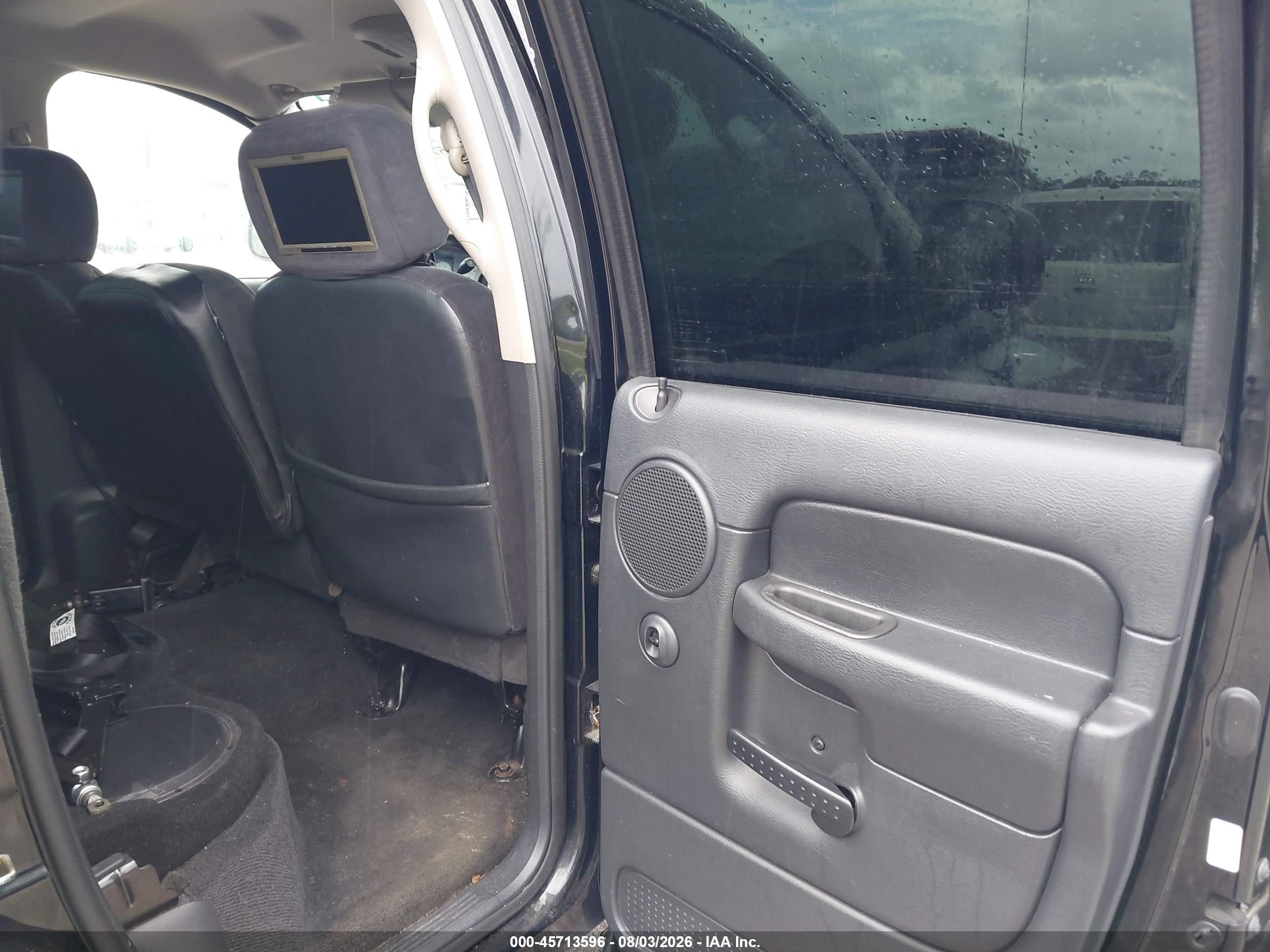 2004 Dodge Ram 1500 Slt/laramie Черный vin: 1D7HA18D84S529368