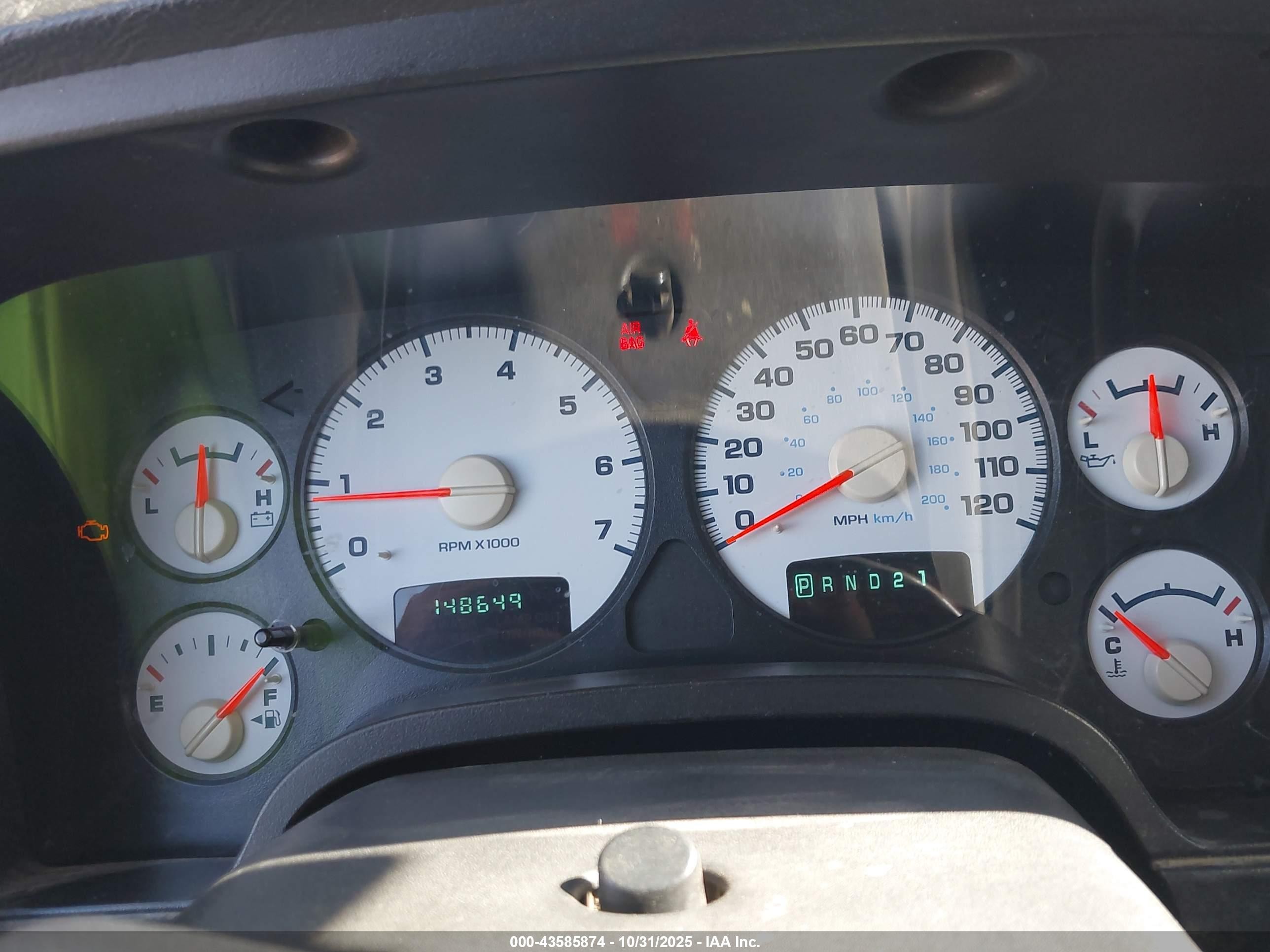 2005 Dodge Ram 1500 Slt/laramie Champagne vin: 1D7HA18D85S179967