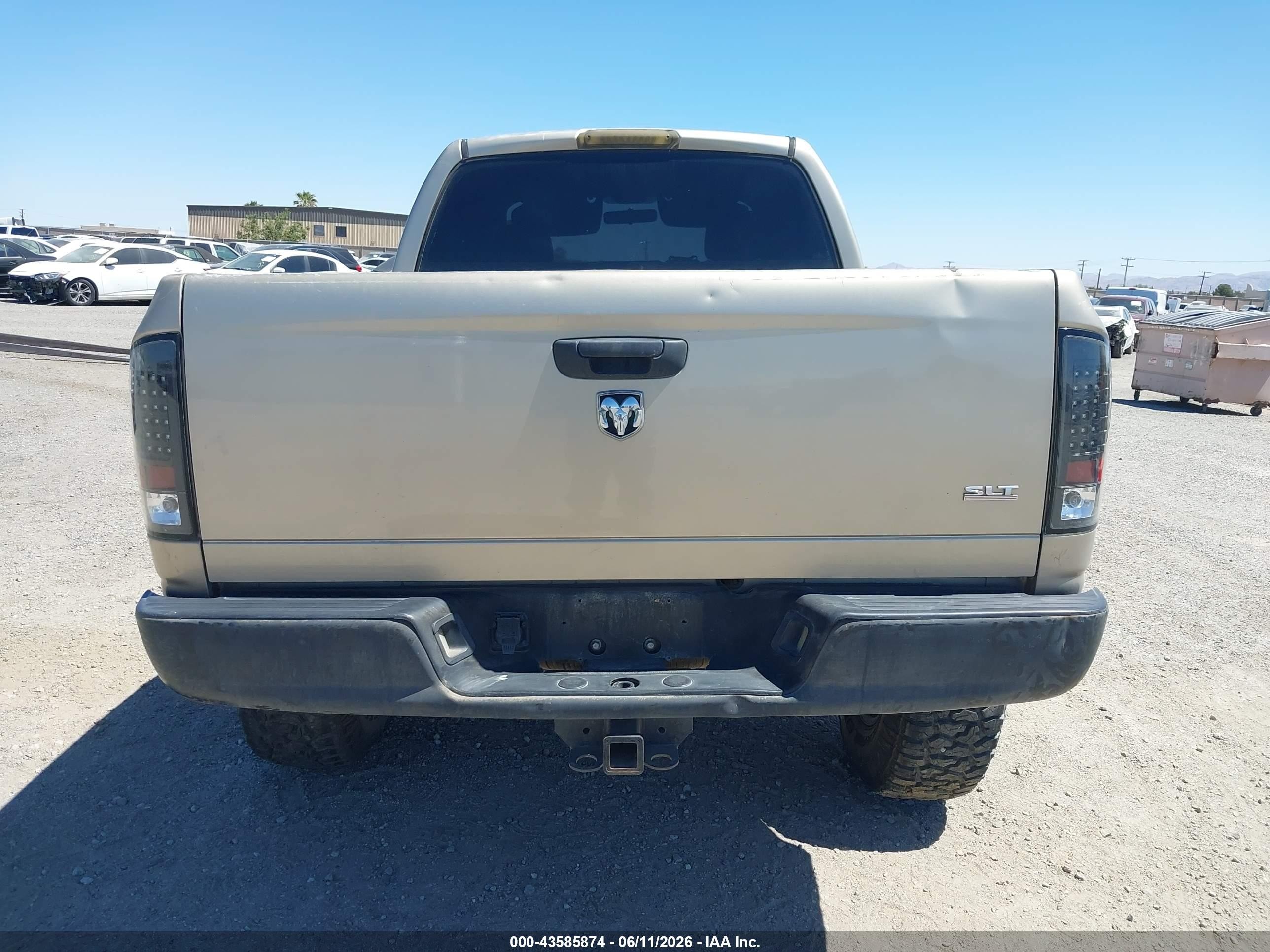 2005 Dodge Ram 1500 Slt/laramie Champagne vin: 1D7HA18D85S179967