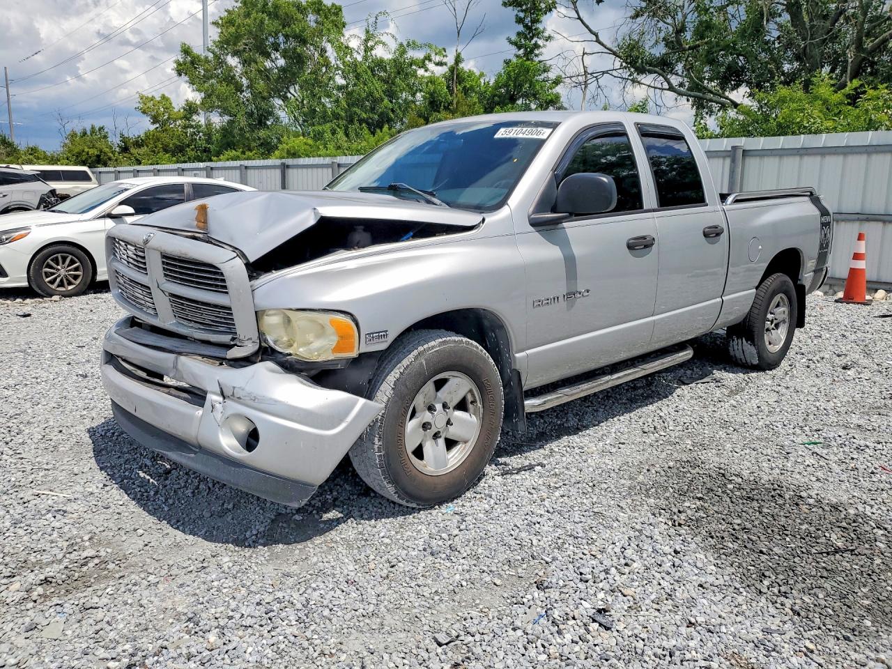 2003 Dodge Ram 1500 St/slt Silver vin: 1D7HA18D93J677825