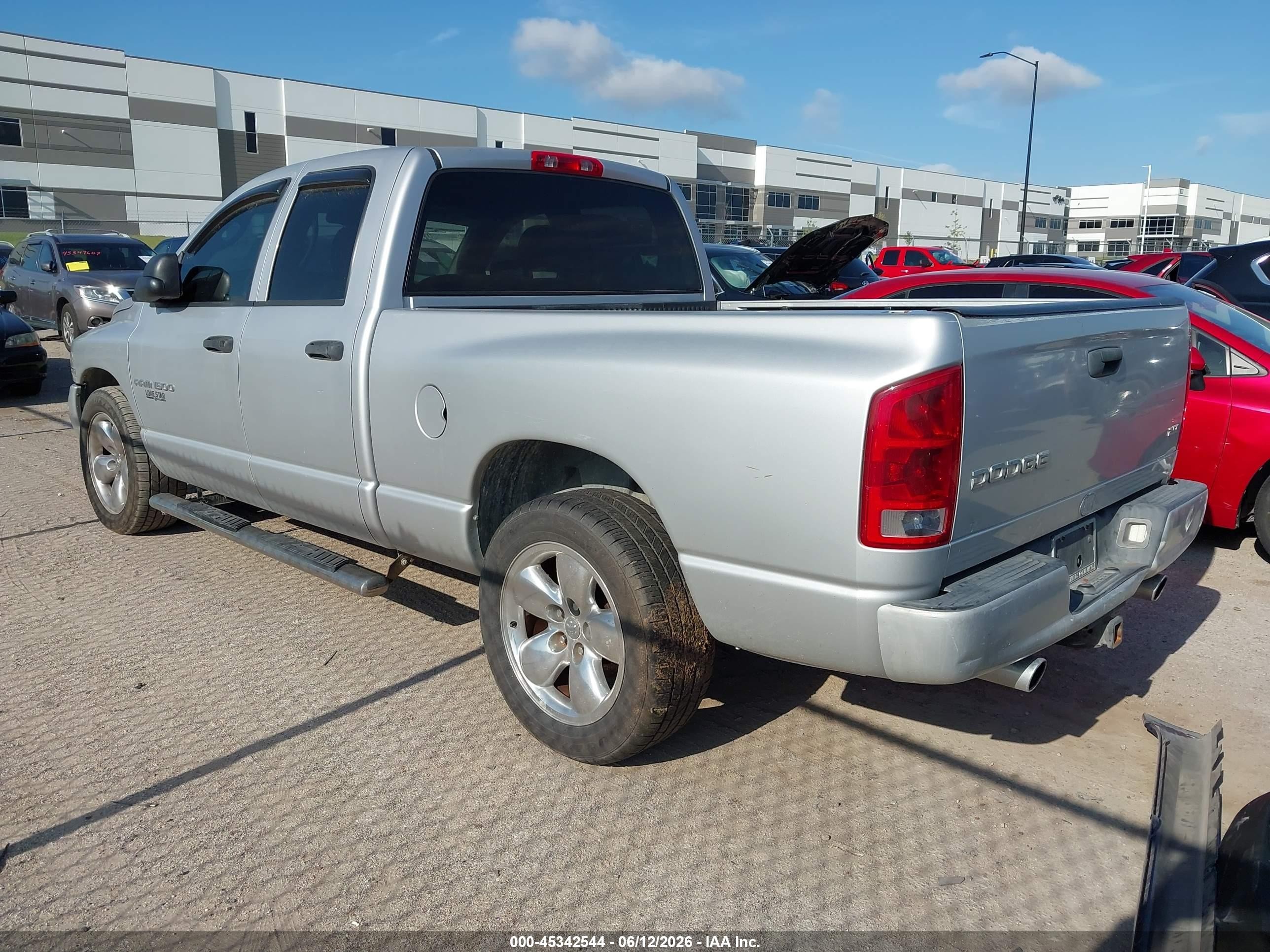 2003 Dodge Ram 1500 Slt/laramie/st Gray vin: 1D7HA18D93S293487