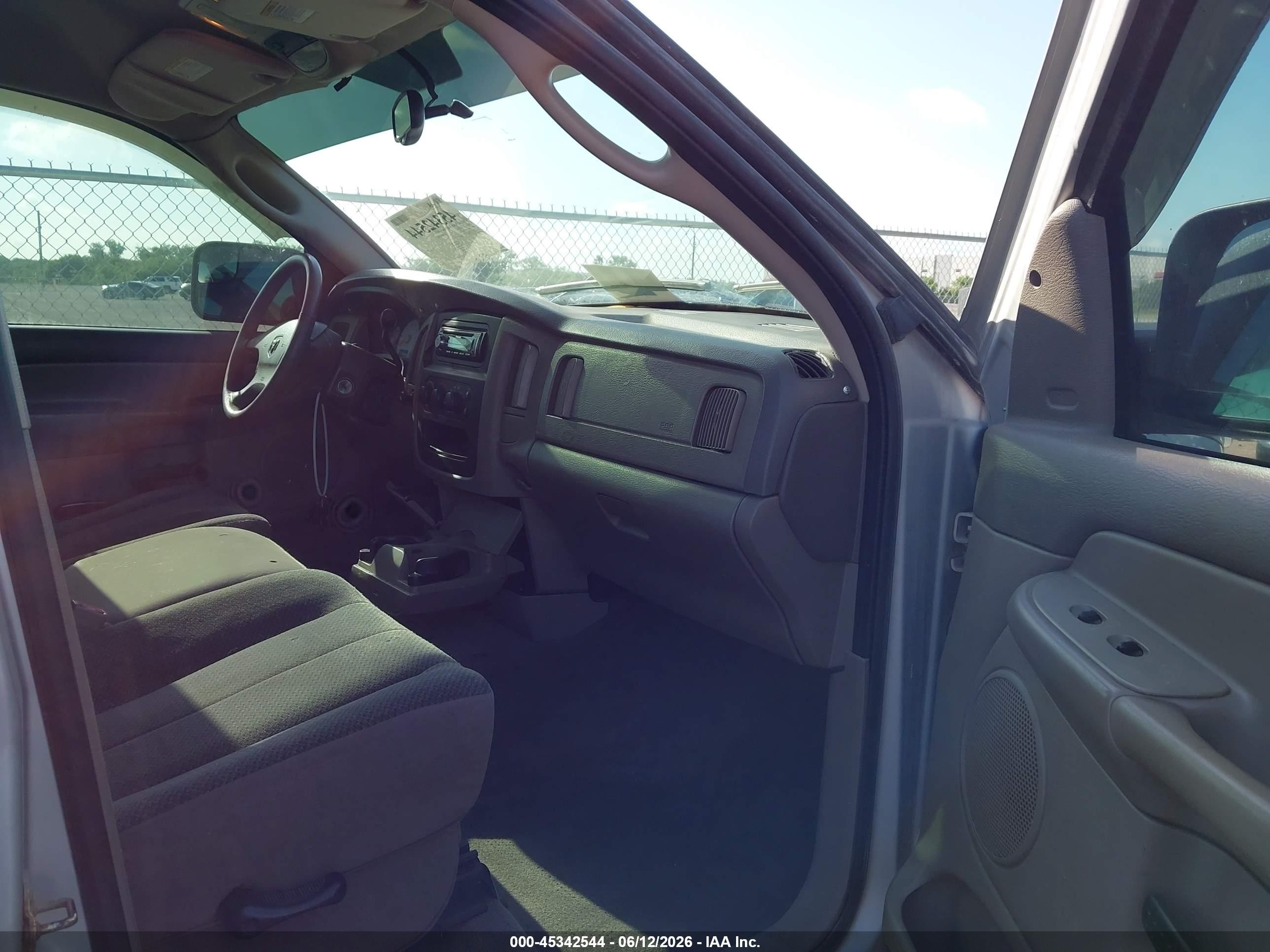 2003 Dodge Ram 1500 Slt/laramie/st Gray vin: 1D7HA18D93S293487