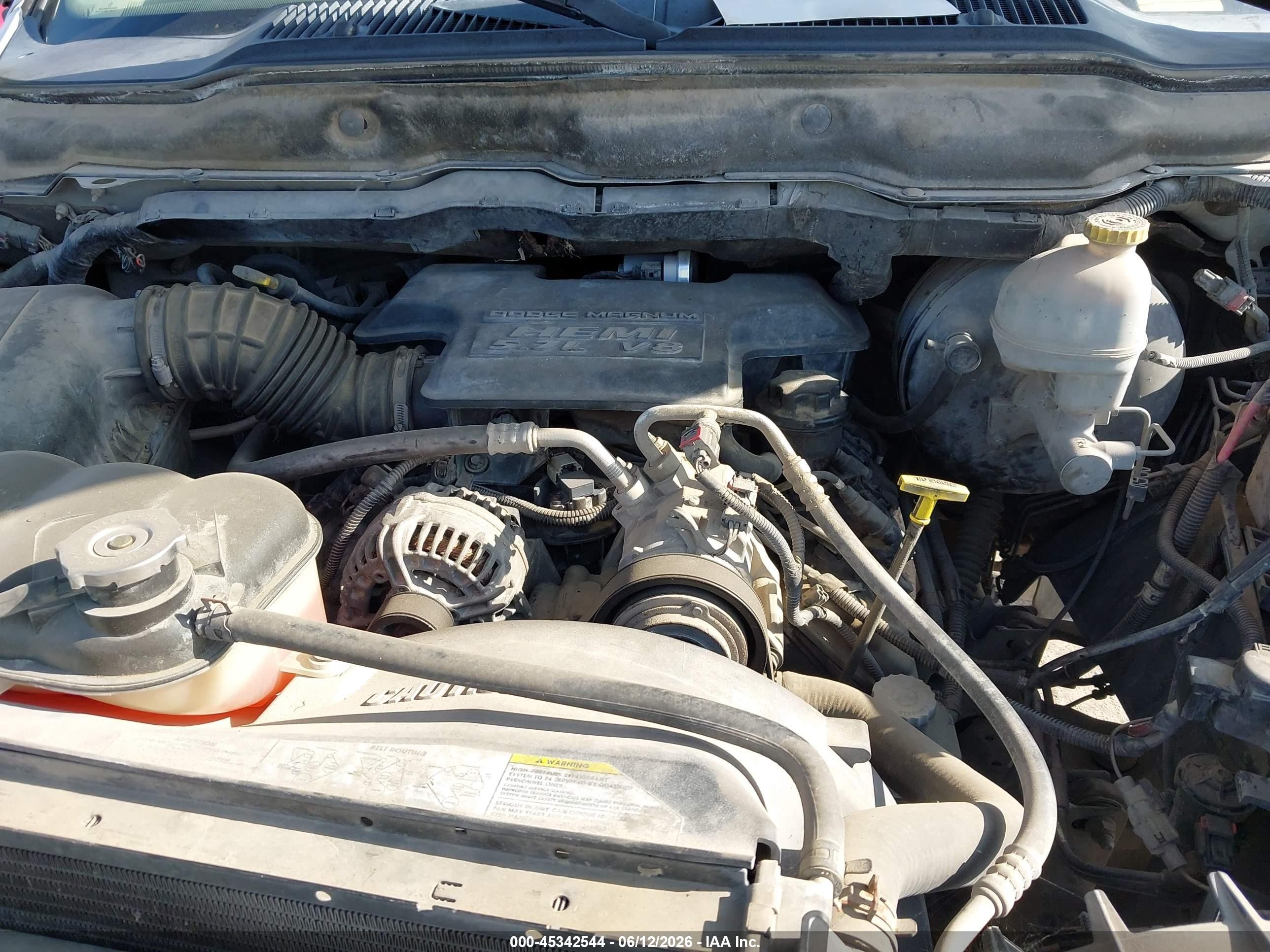 2003 Dodge Ram 1500 Slt/laramie/st Gray vin: 1D7HA18D93S293487