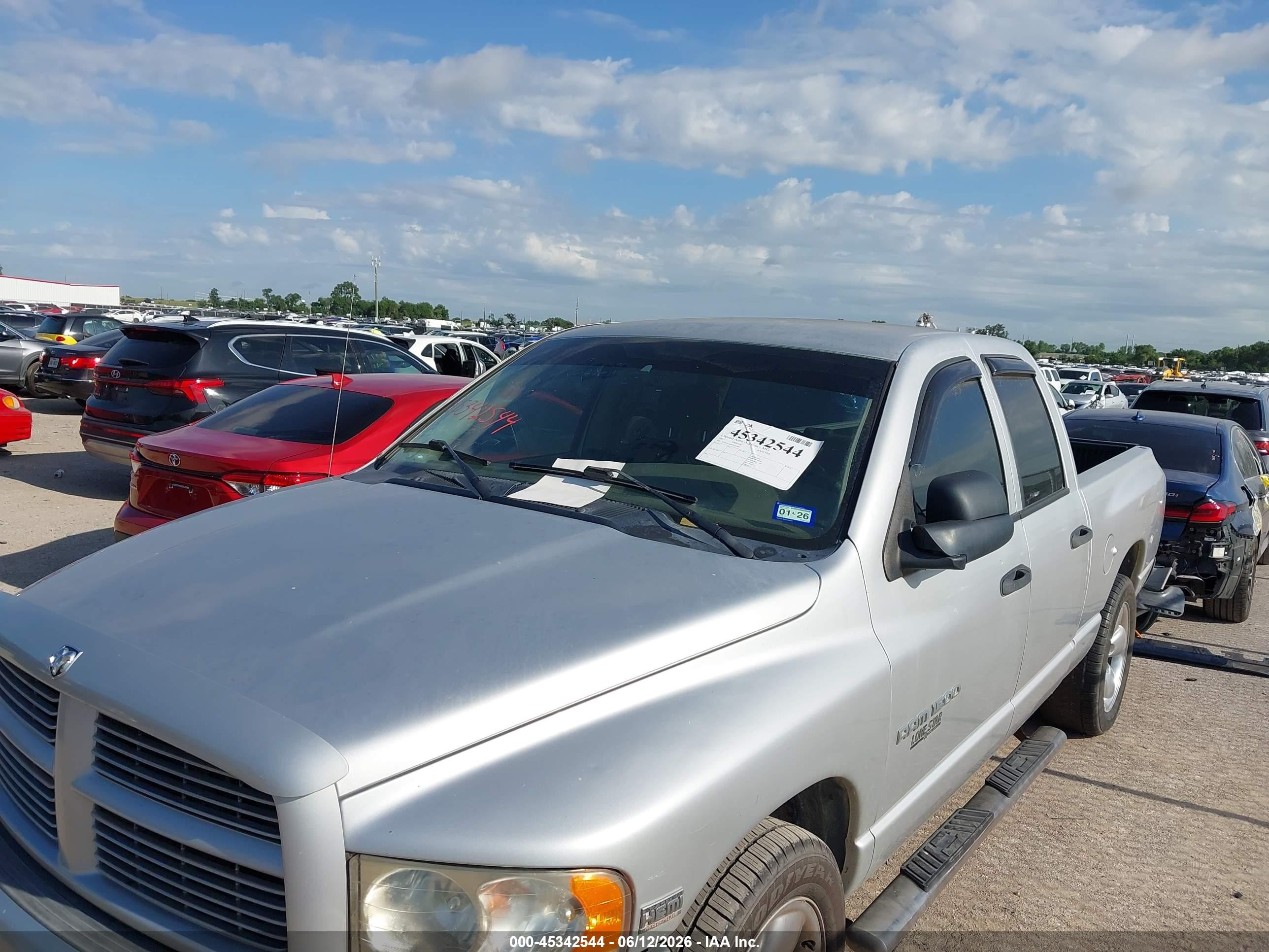 2003 Dodge Ram 1500 Slt/laramie/st Gray vin: 1D7HA18D93S293487