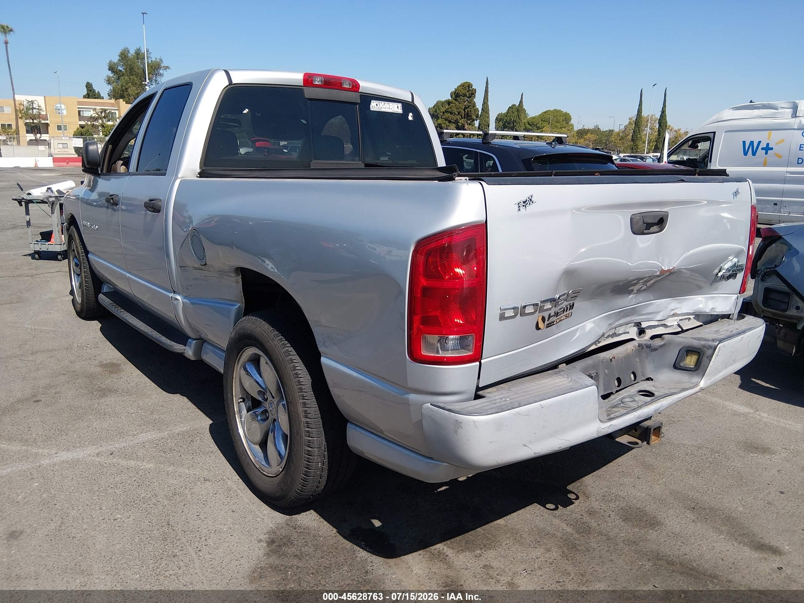 2003 Dodge Ram 1500 Slt/laramie/st Silver vin: 1D7HA18D93S304200