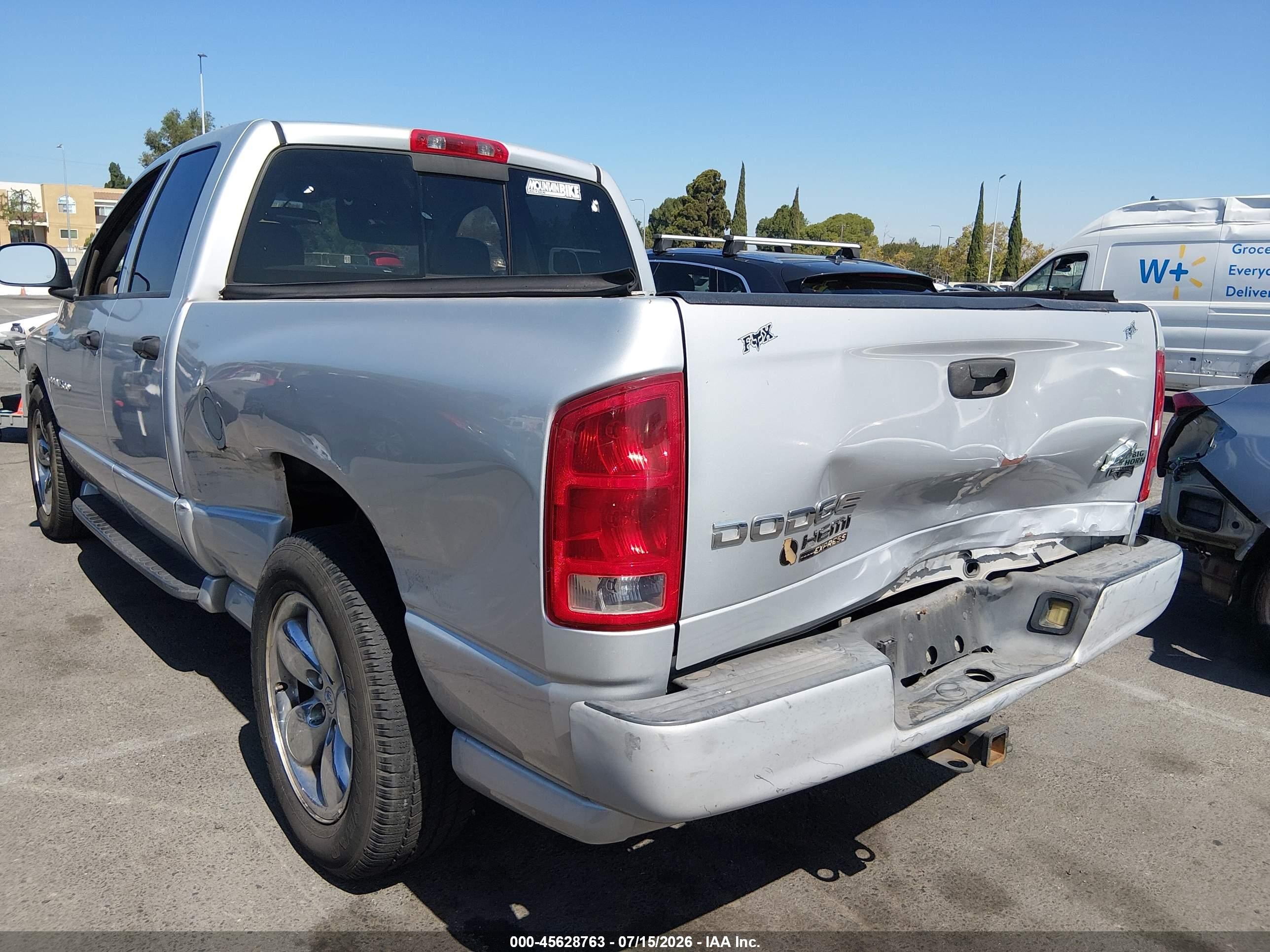 2003 Dodge Ram 1500 Slt/laramie/st Silver vin: 1D7HA18D93S304200