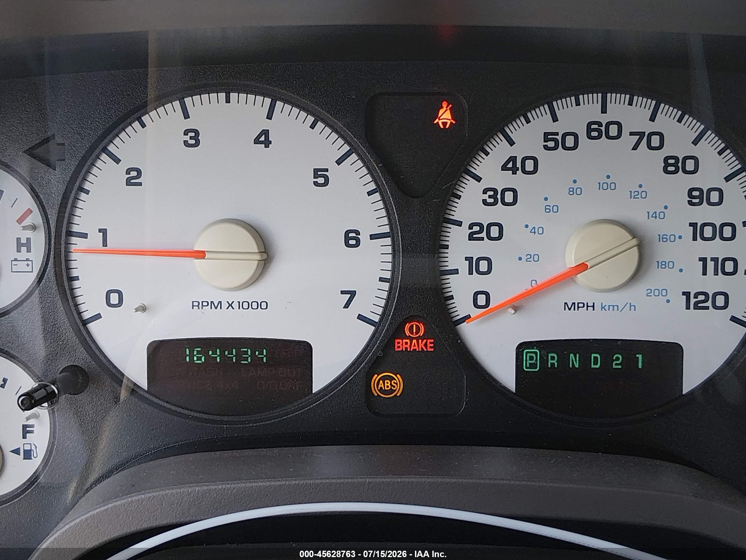 2003 Dodge Ram 1500 Slt/laramie/st Silver vin: 1D7HA18D93S304200