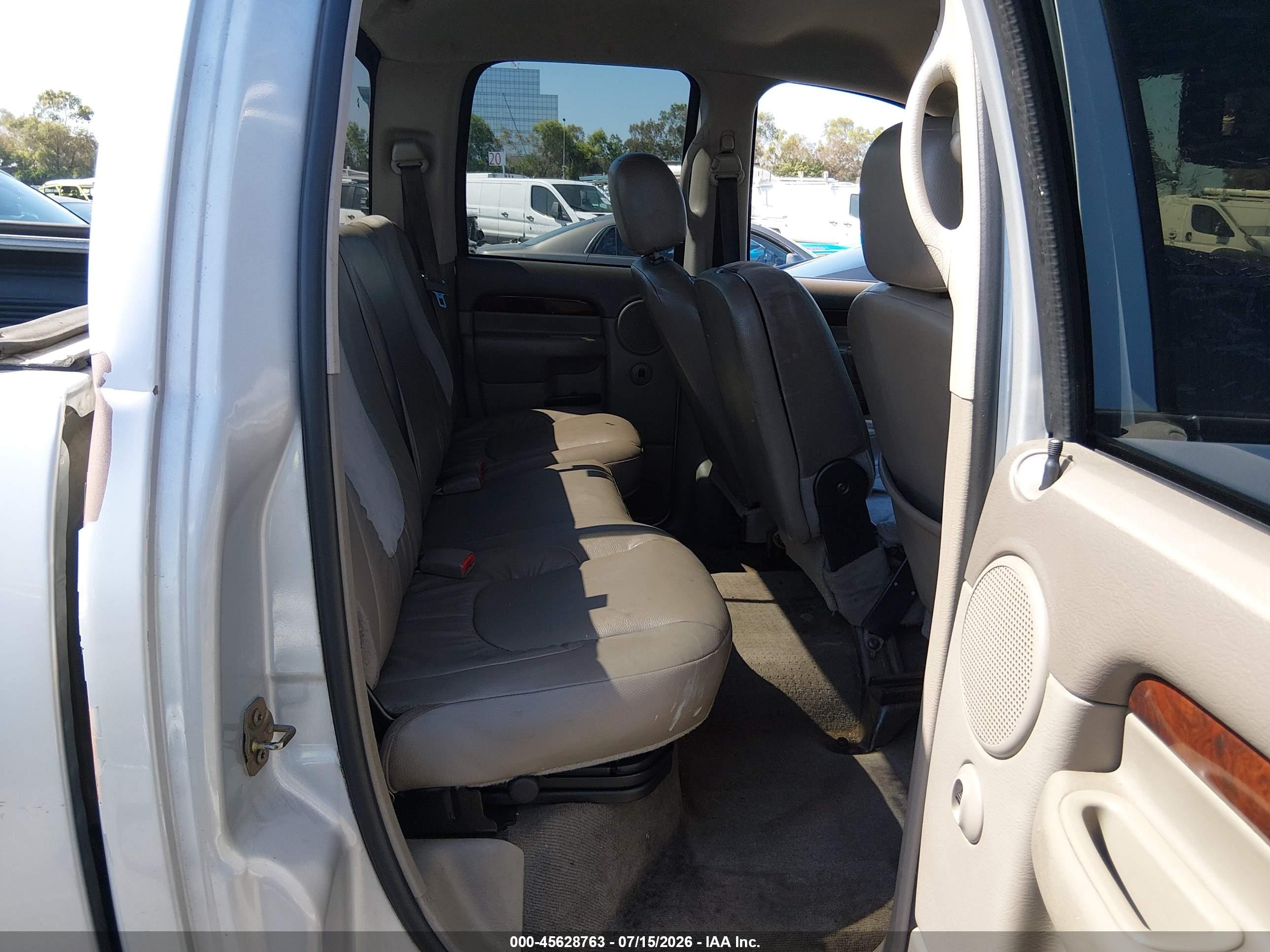 2003 Dodge Ram 1500 Slt/laramie/st Silver vin: 1D7HA18D93S304200