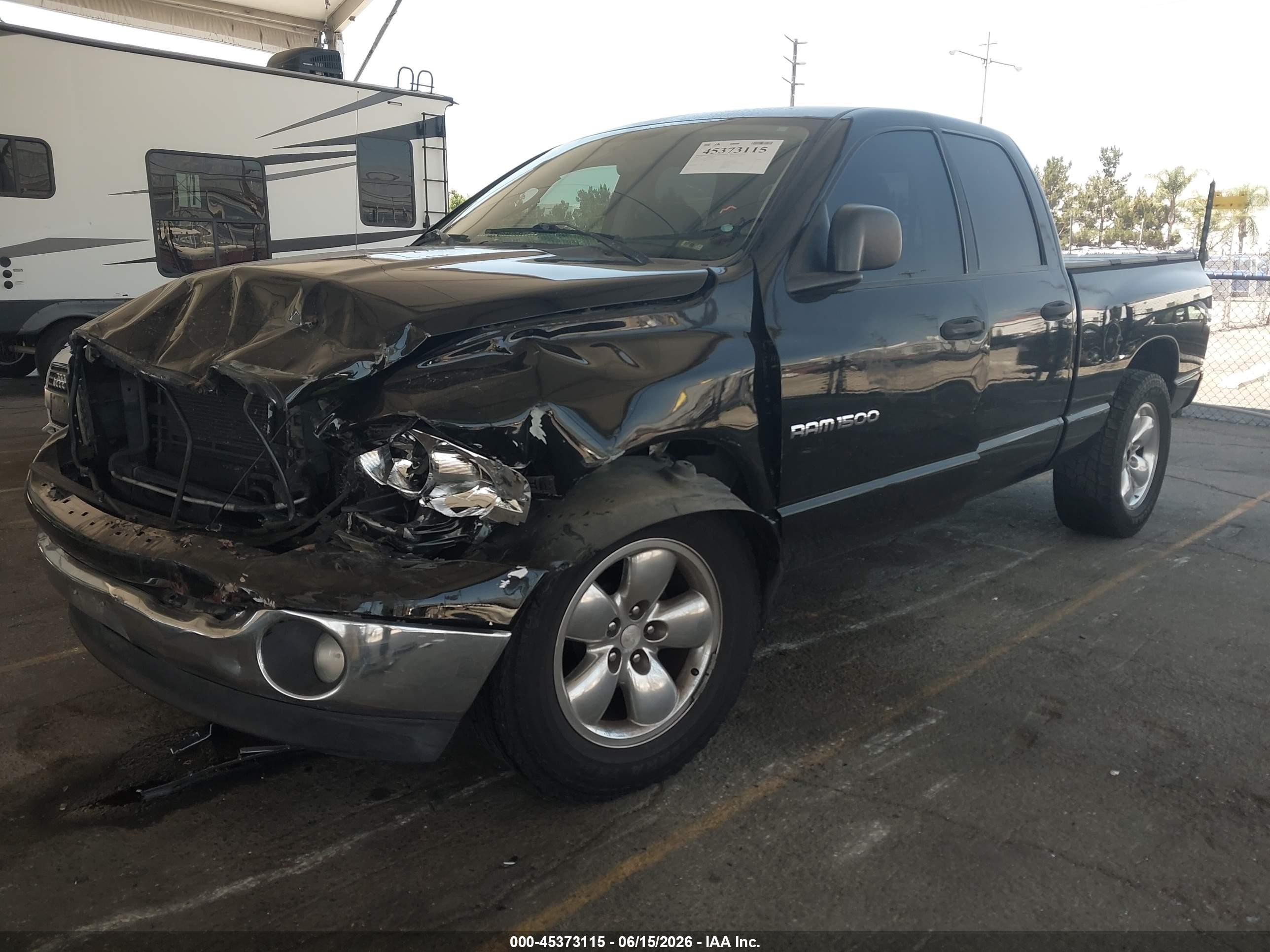 2003 Dodge Ram 1500 Slt/laramie/st Black vin: 1D7HA18D93S305413